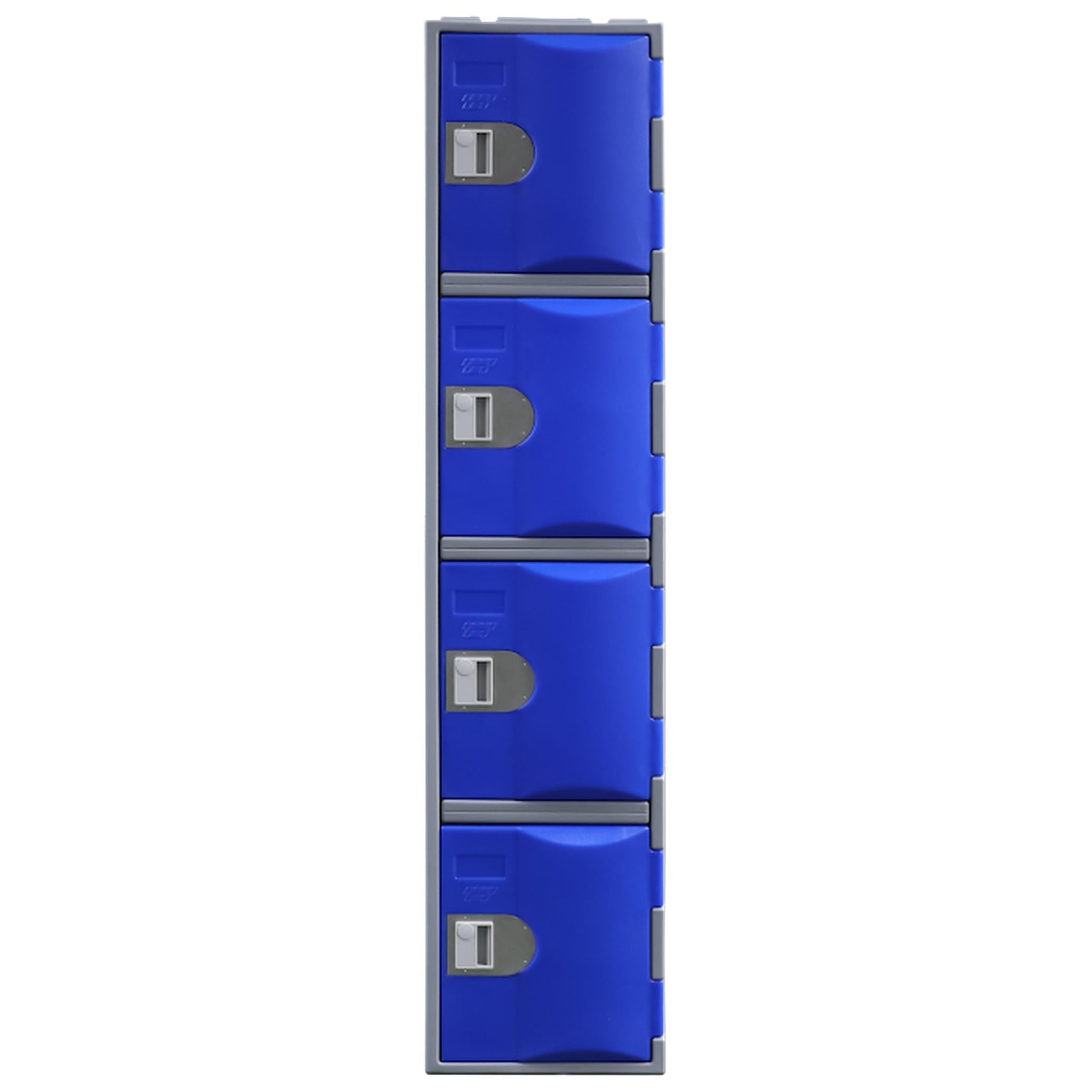 Steelco Heavy Duty Plastic Lockers 4 Tiers Full Height