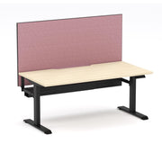 Montana Electric Standing Straight Workstation - With Soft Scarlet Elite25 Screen (3 Stages)