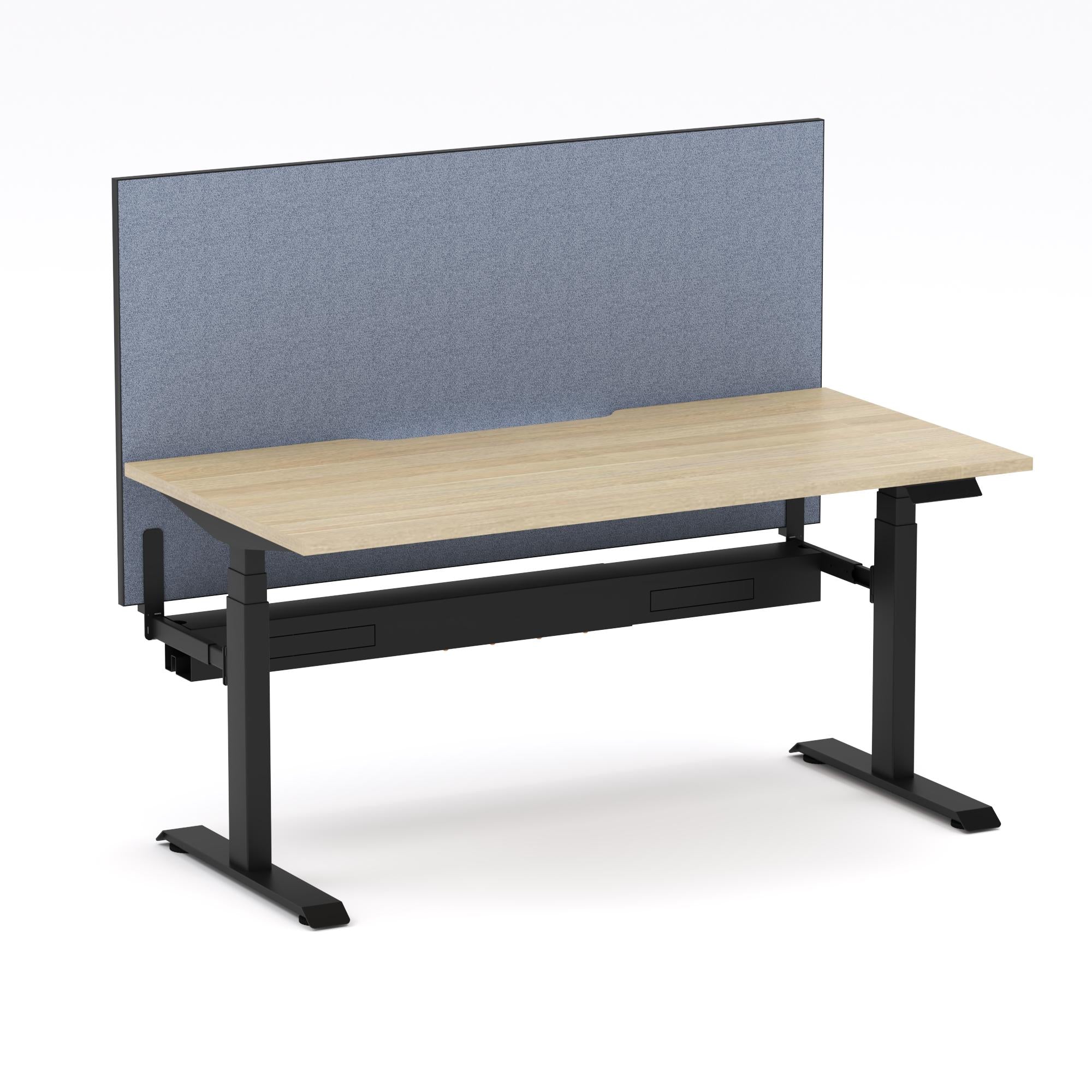 Montana Electric Standing Straight Workstation - With Misty Blue Elite25 Screen (3 Stages)