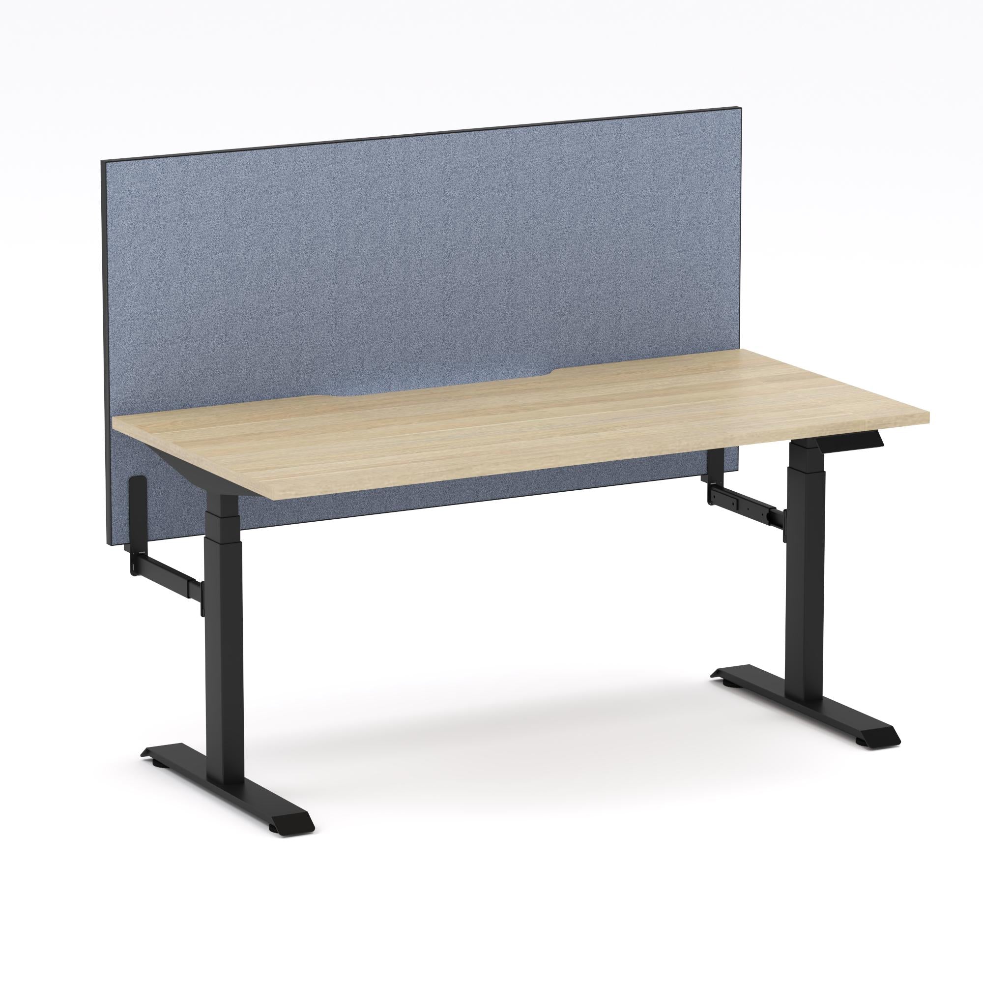 Montana Electric Standing Straight Workstation - With Misty Blue Elite25 Screen (3 Stages)