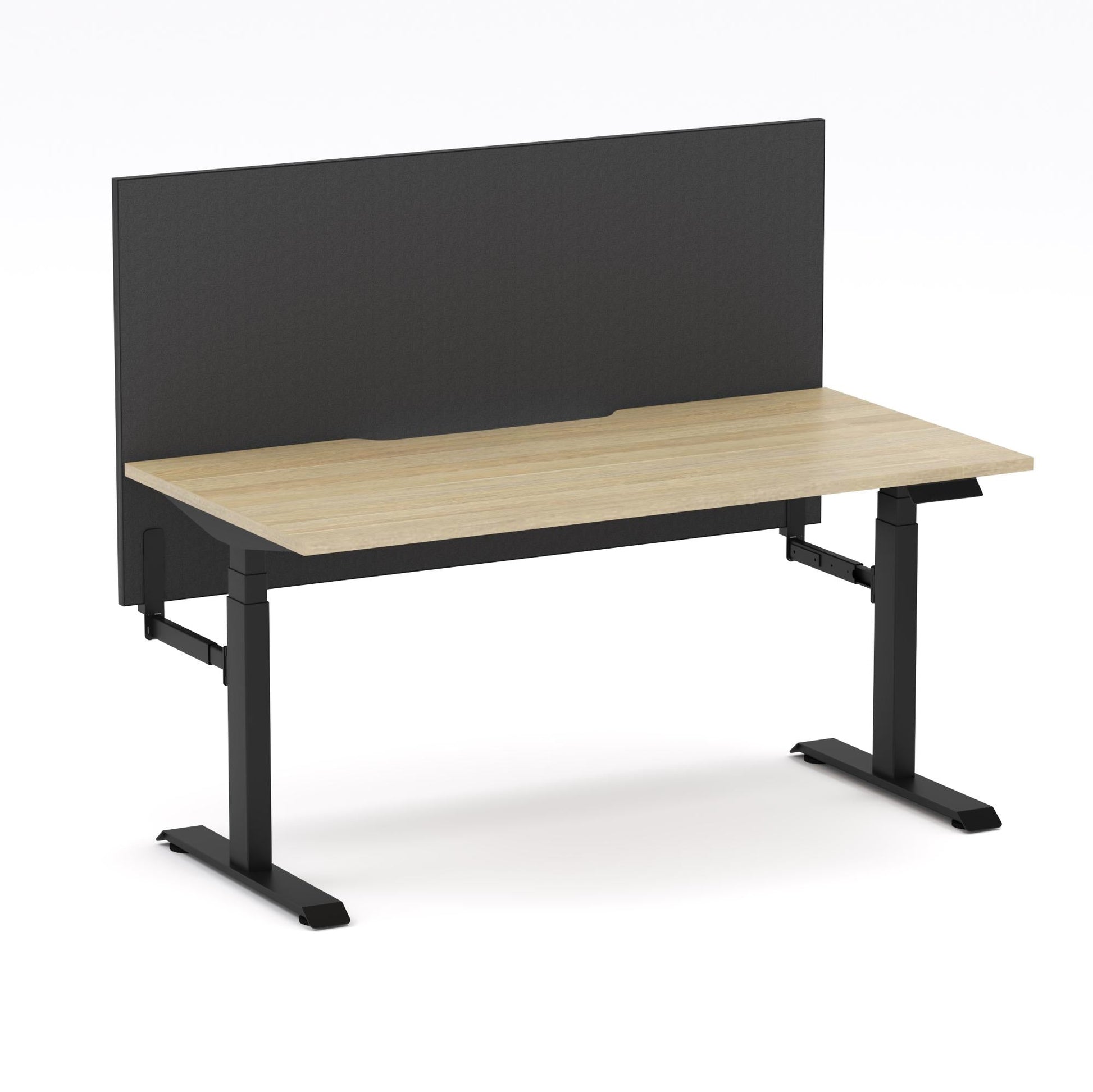 Montana Electric Standing Straight Workstation - With Graphite Elite25 Screen (3 Stages)