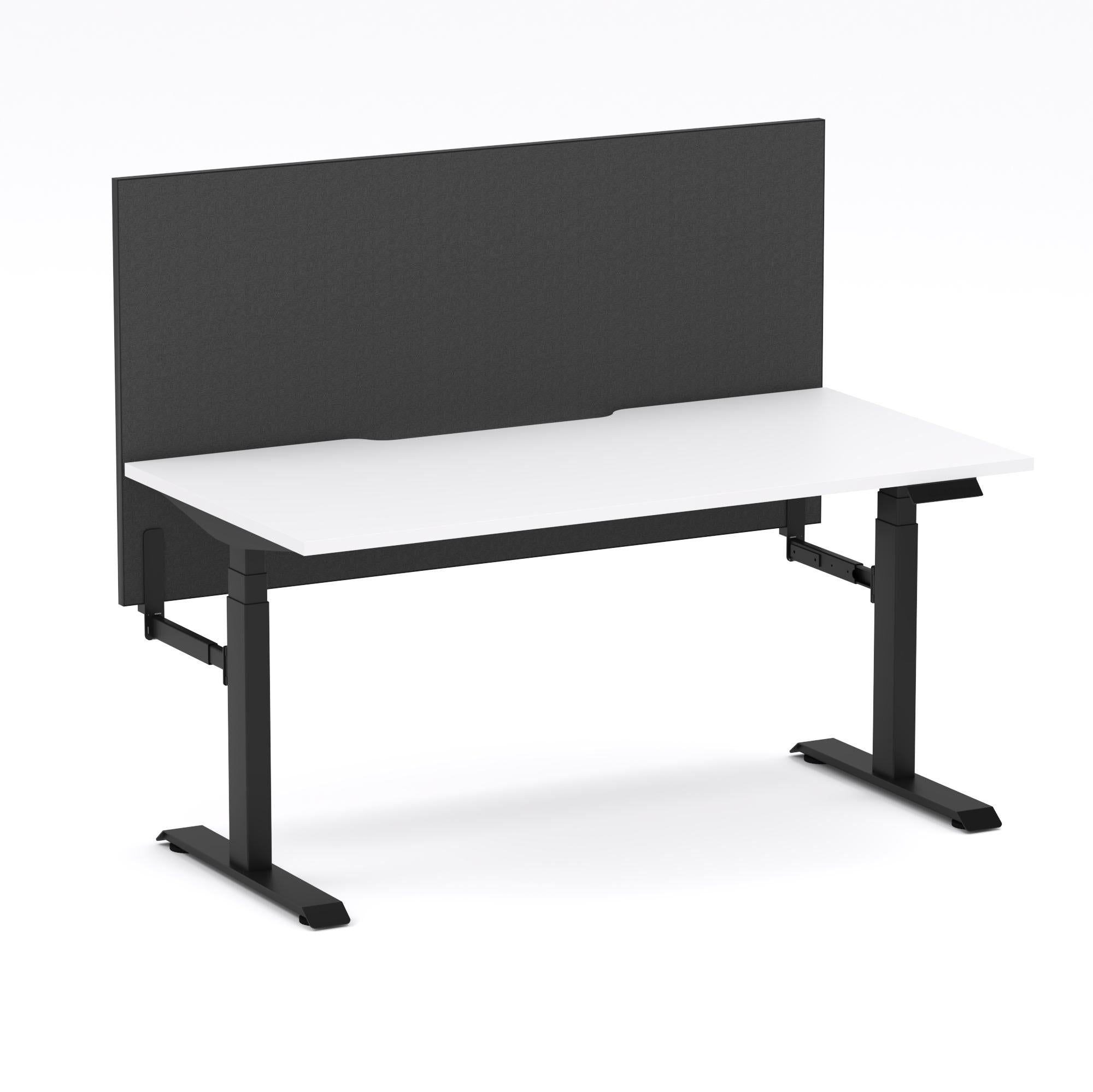 Montana Electric Standing Straight Workstation - With Graphite Elite25 Screen (3 Stages)