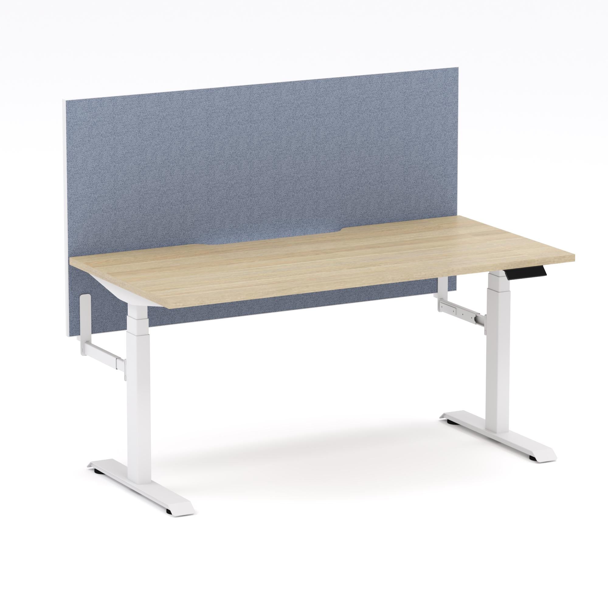 Montana Electric Standing Straight Workstation - With Misty Blue Elite25 Screen (3 Stages)