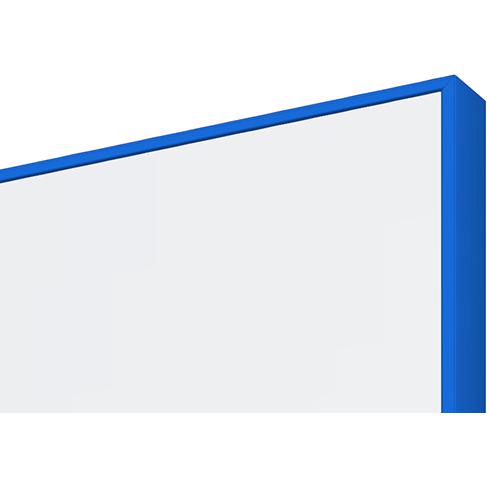 LX8 Slim Edge Porcelain Whiteboard - Coloured Edge