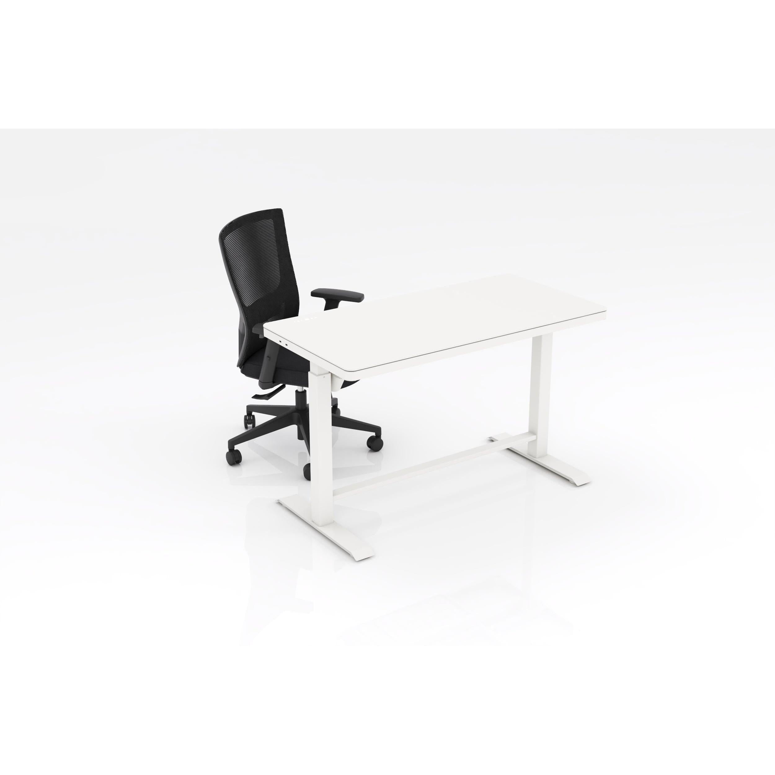 Luxe Electric Glass Desk