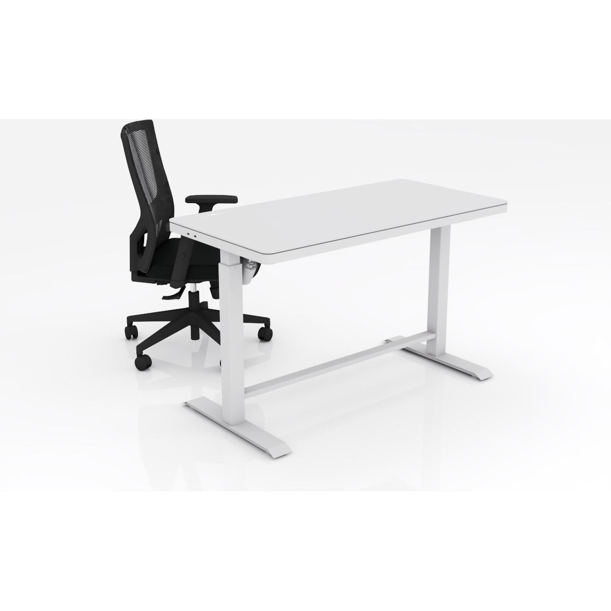 Luxe Electric Glass Desk
