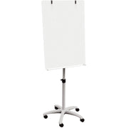 Mobile Deluxe Magnetic Glassboard Flipchart