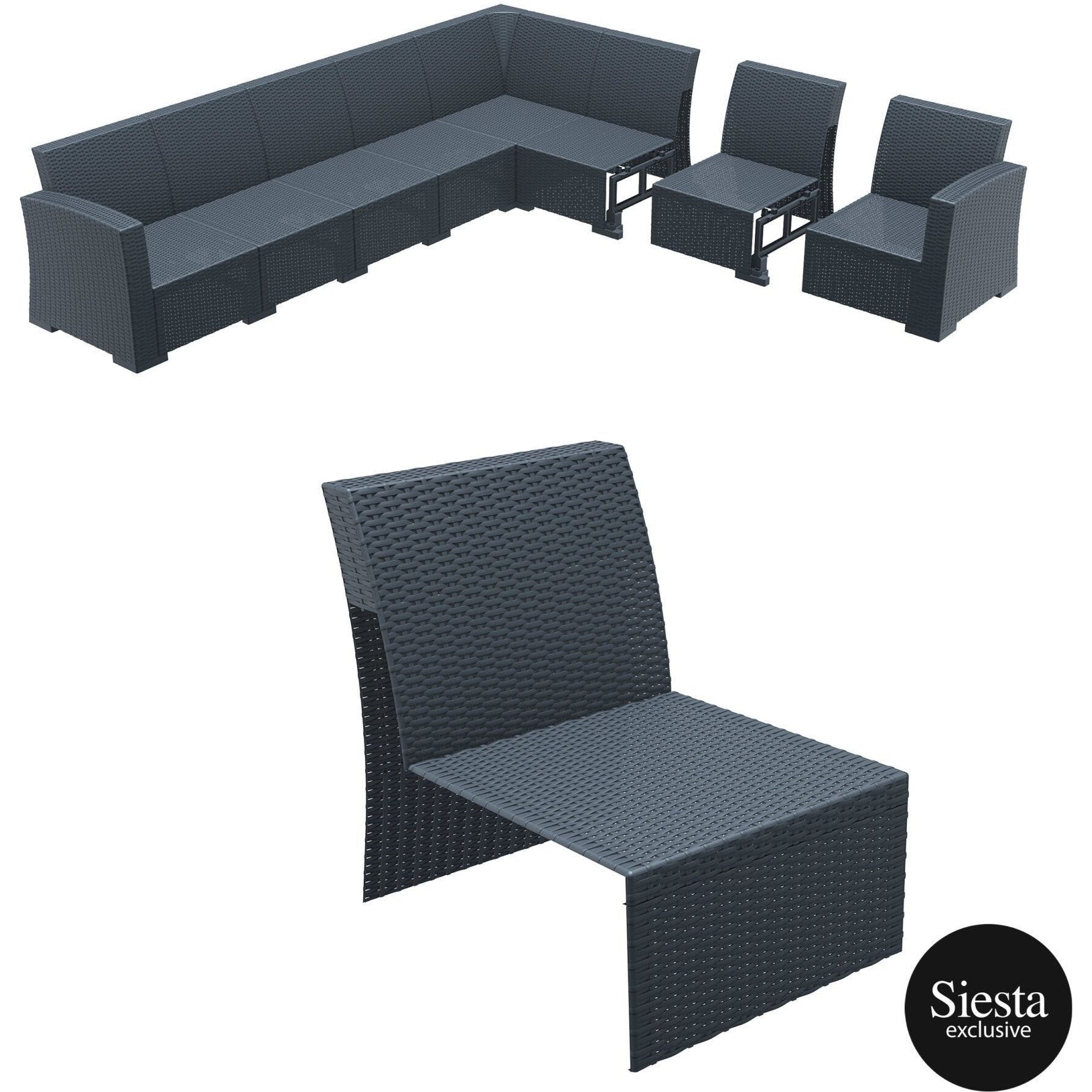 Monaco Extentsion Part - No Cushions