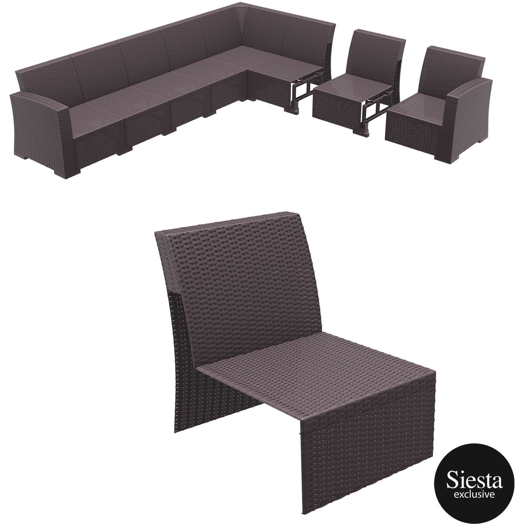 Monaco Extentsion Part - No Cushions