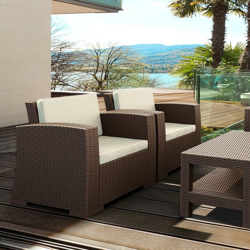 Monaco Lounge Armchair - No Cushion (Single)