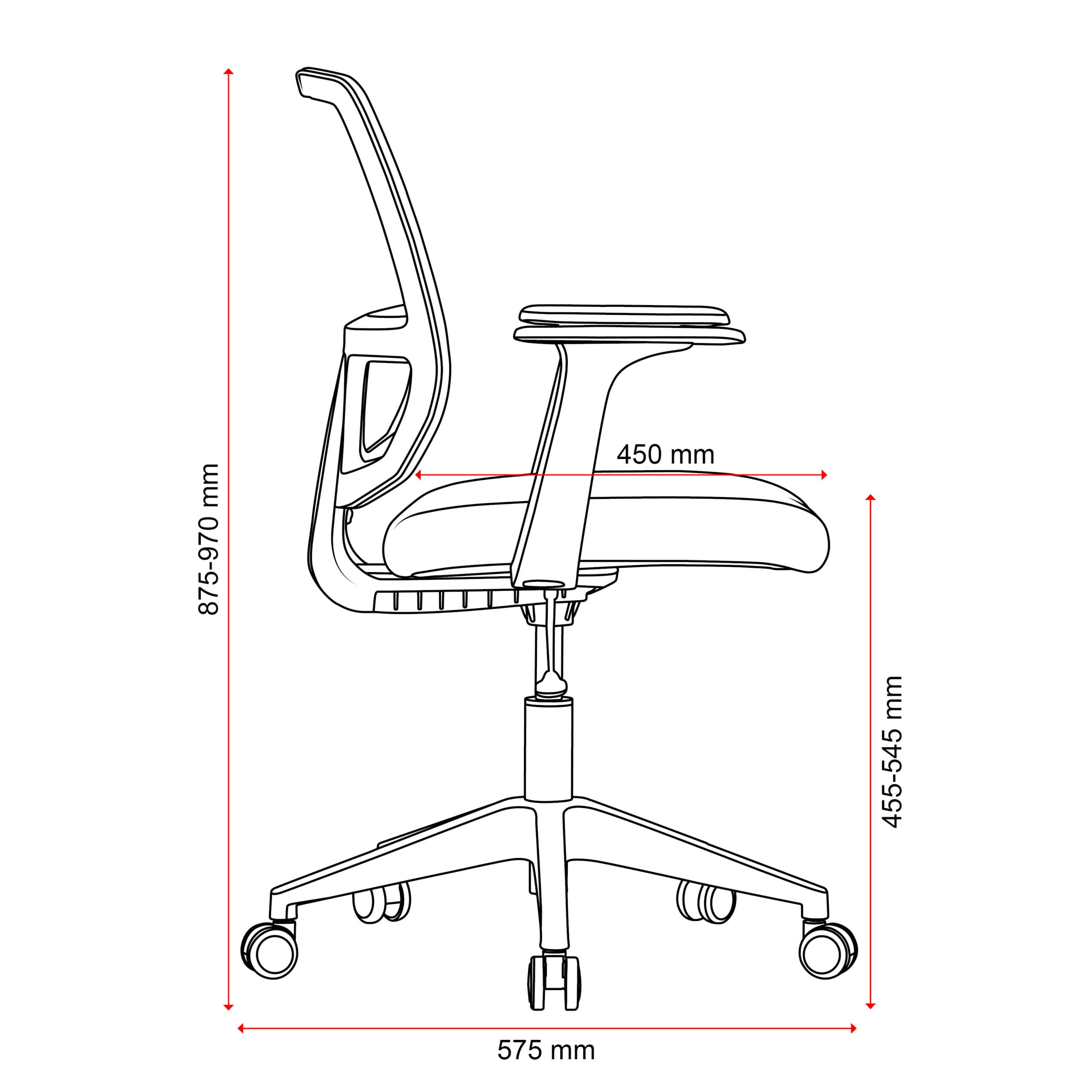 Mondo Brook Mesh Office Chair