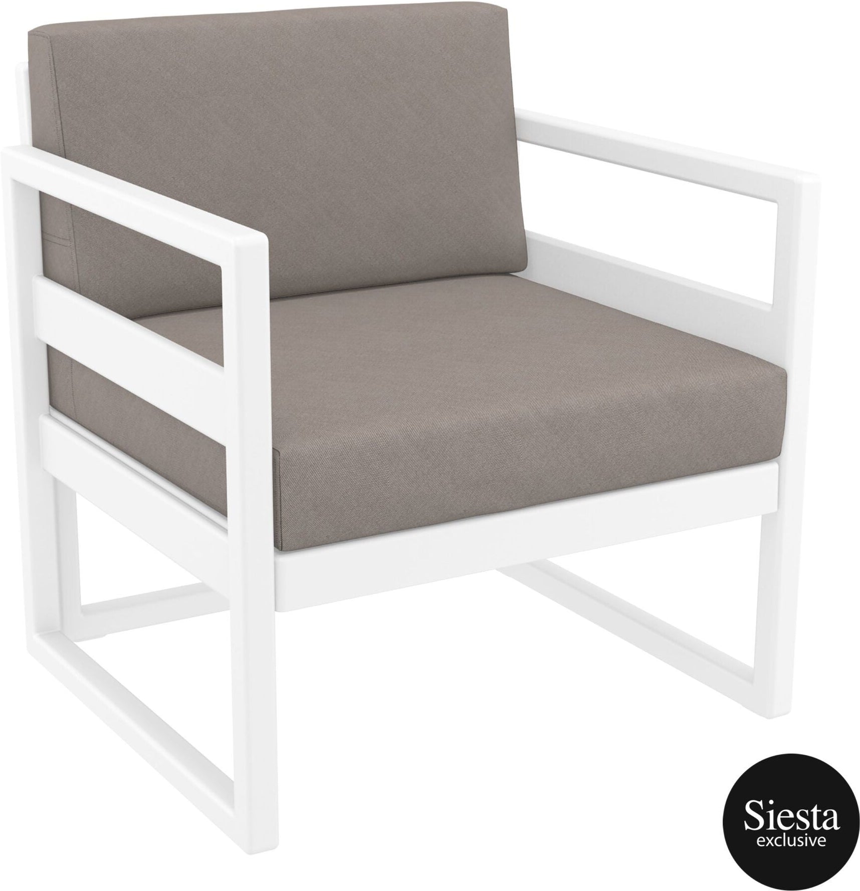 Mykonos Lounge Armchair with Cushion