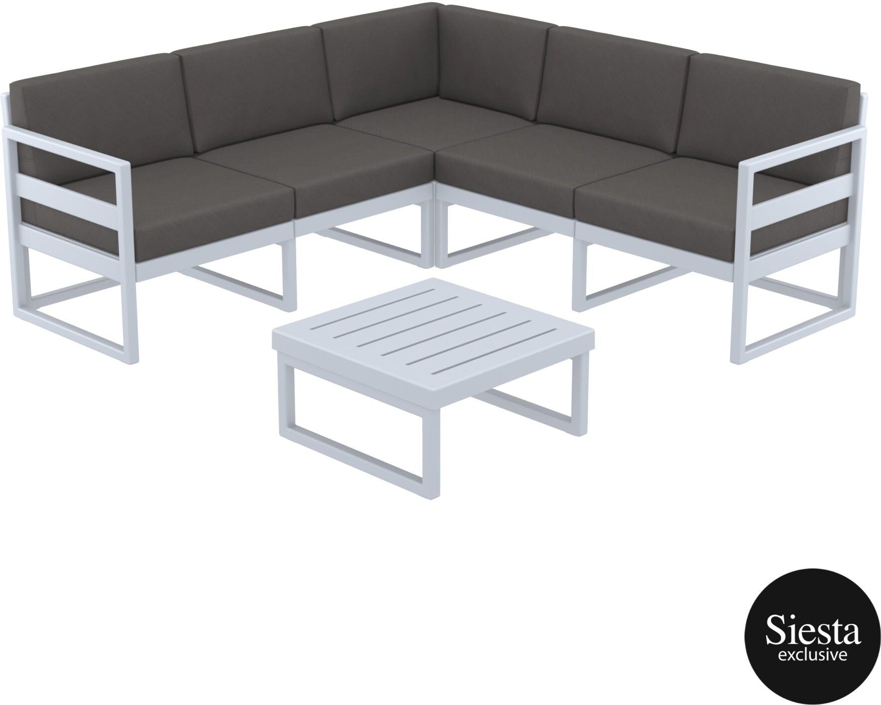 Mykonos Lounge Corner Set - With Cushions