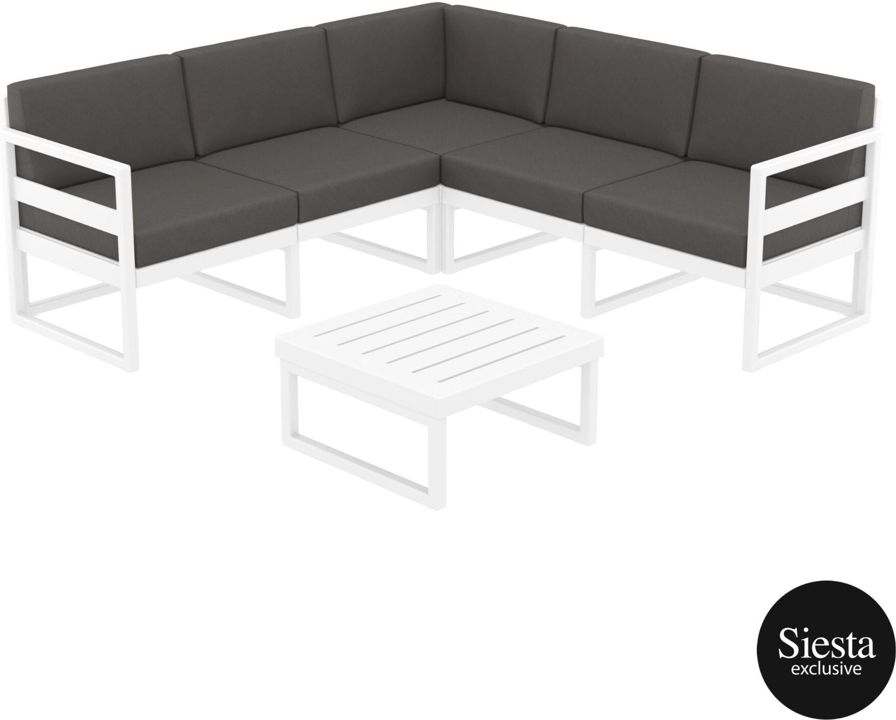 Mykonos Lounge Corner Set - With Cushions