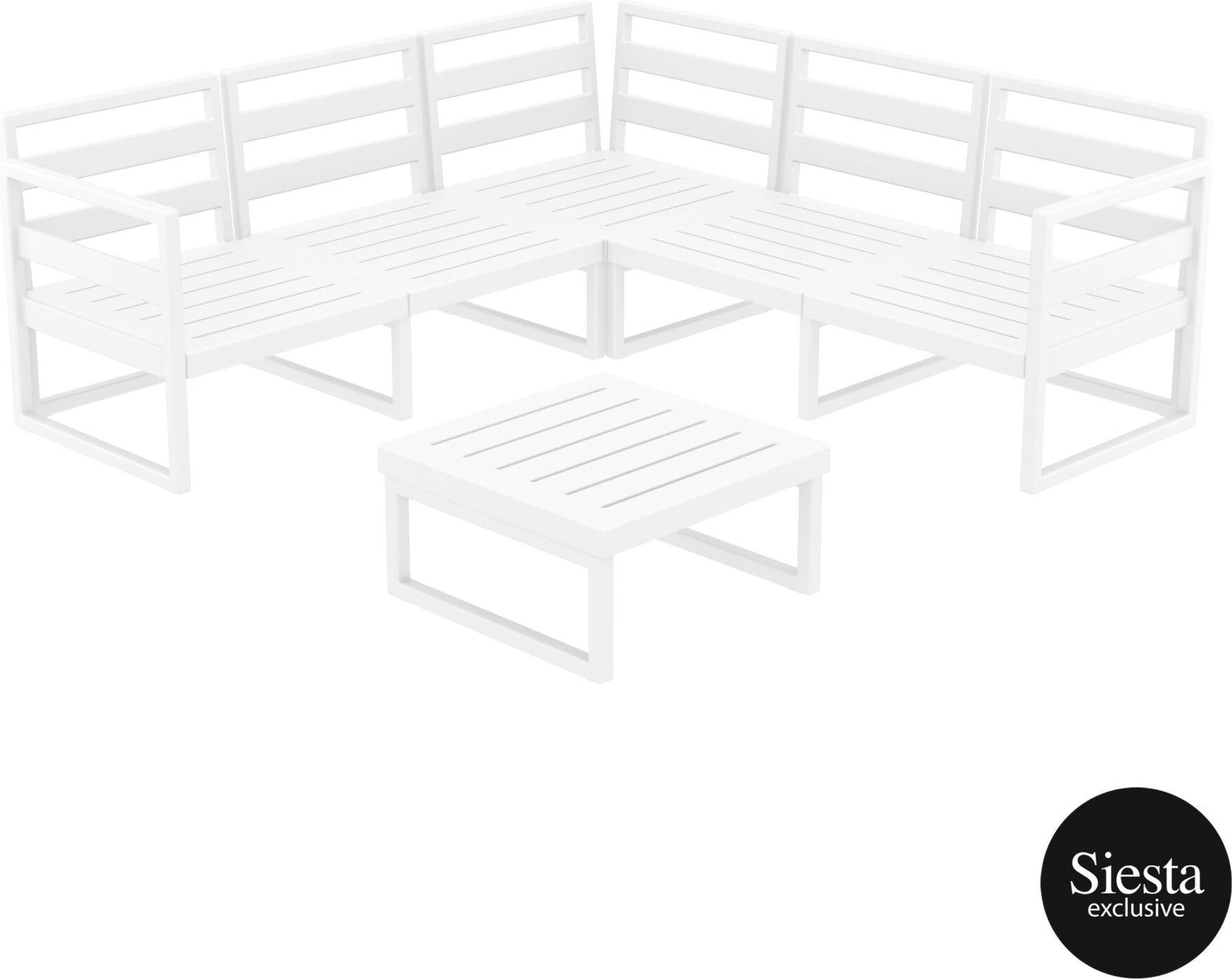 Mykonos Lounge Corner Set - No Cushions
