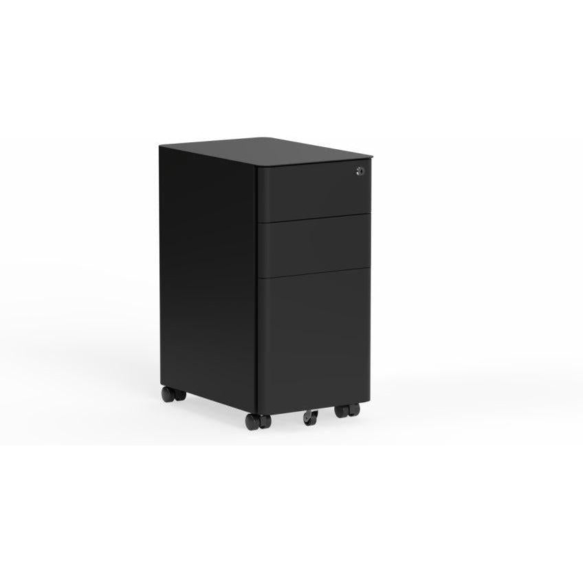 Nevada Mobile 2 Drawer + FIle with Rounded Corners