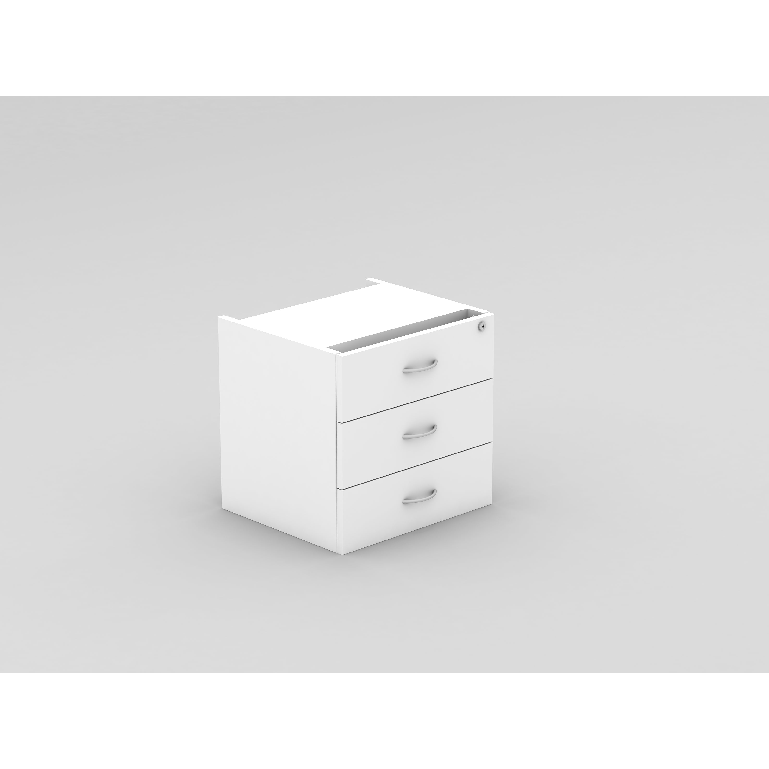 Athens Fixed Desk Pedestal - 3 Drawer