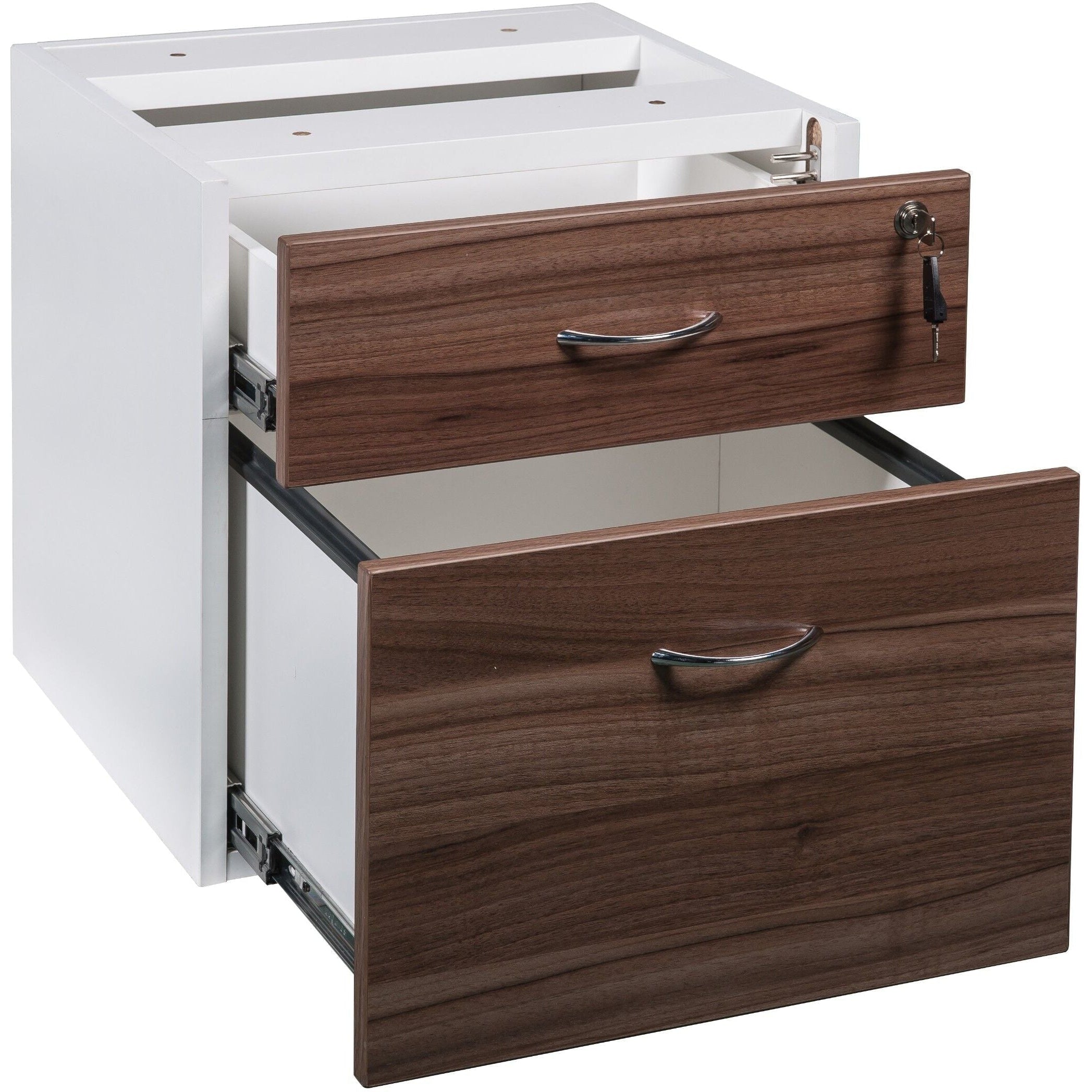 Casnan Premier Fixed Desk Pedestal - 2 Drawer