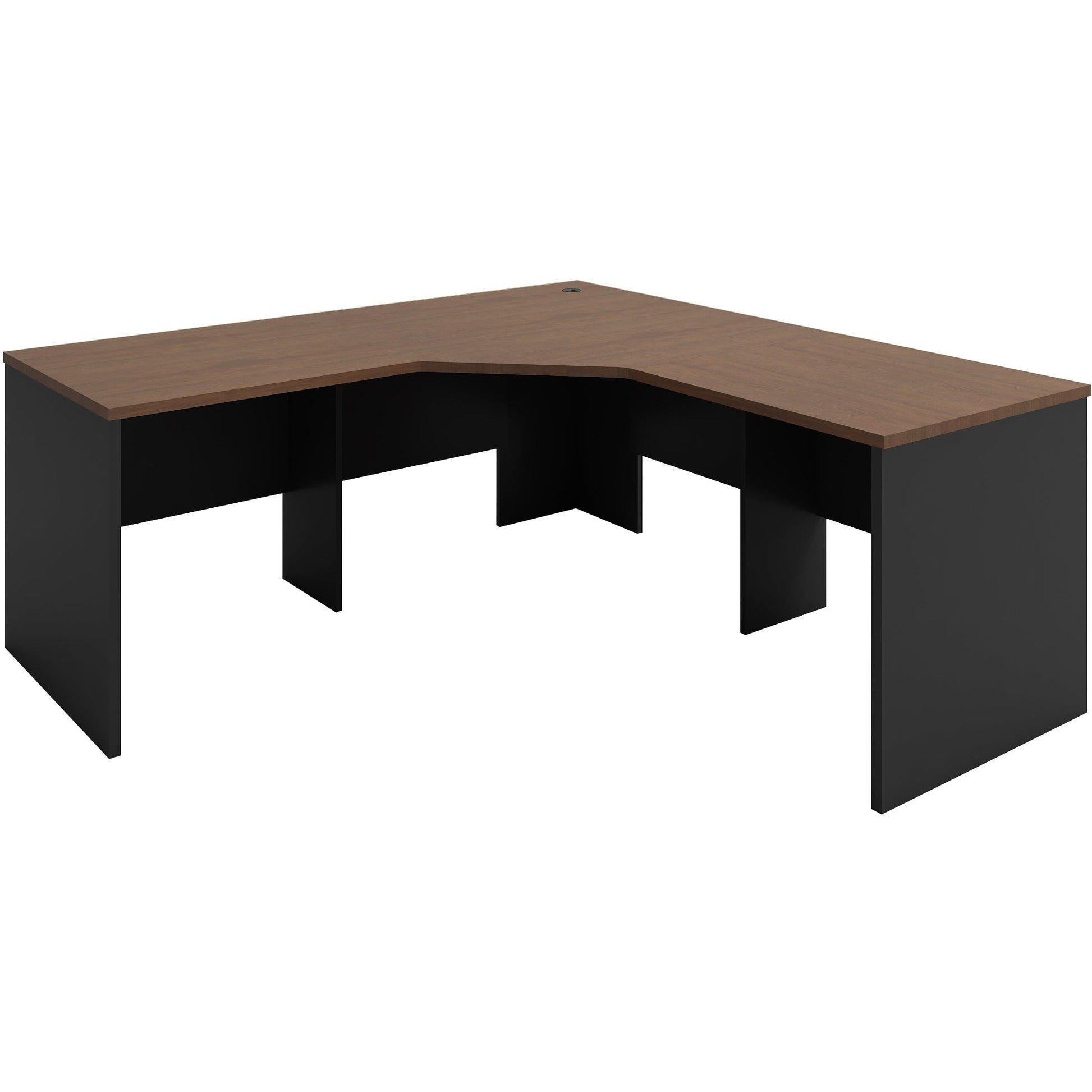 Regal Walnut Premier Corner Workstation (3 Piece)