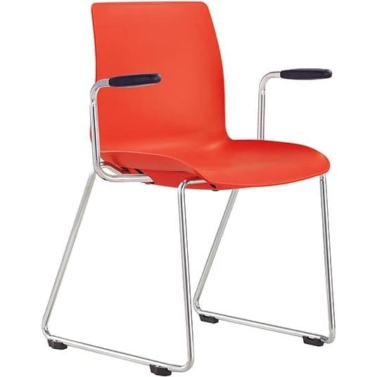 Pod Sled Chair with Arms
