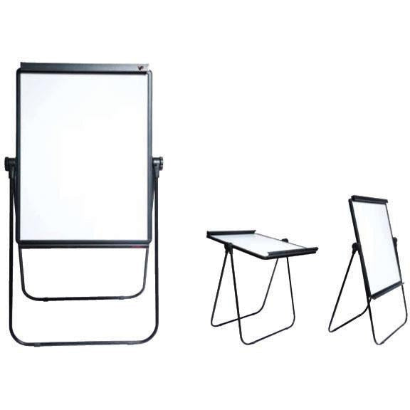 Portable Magnetic Whiteboard Flipchart - Foldable