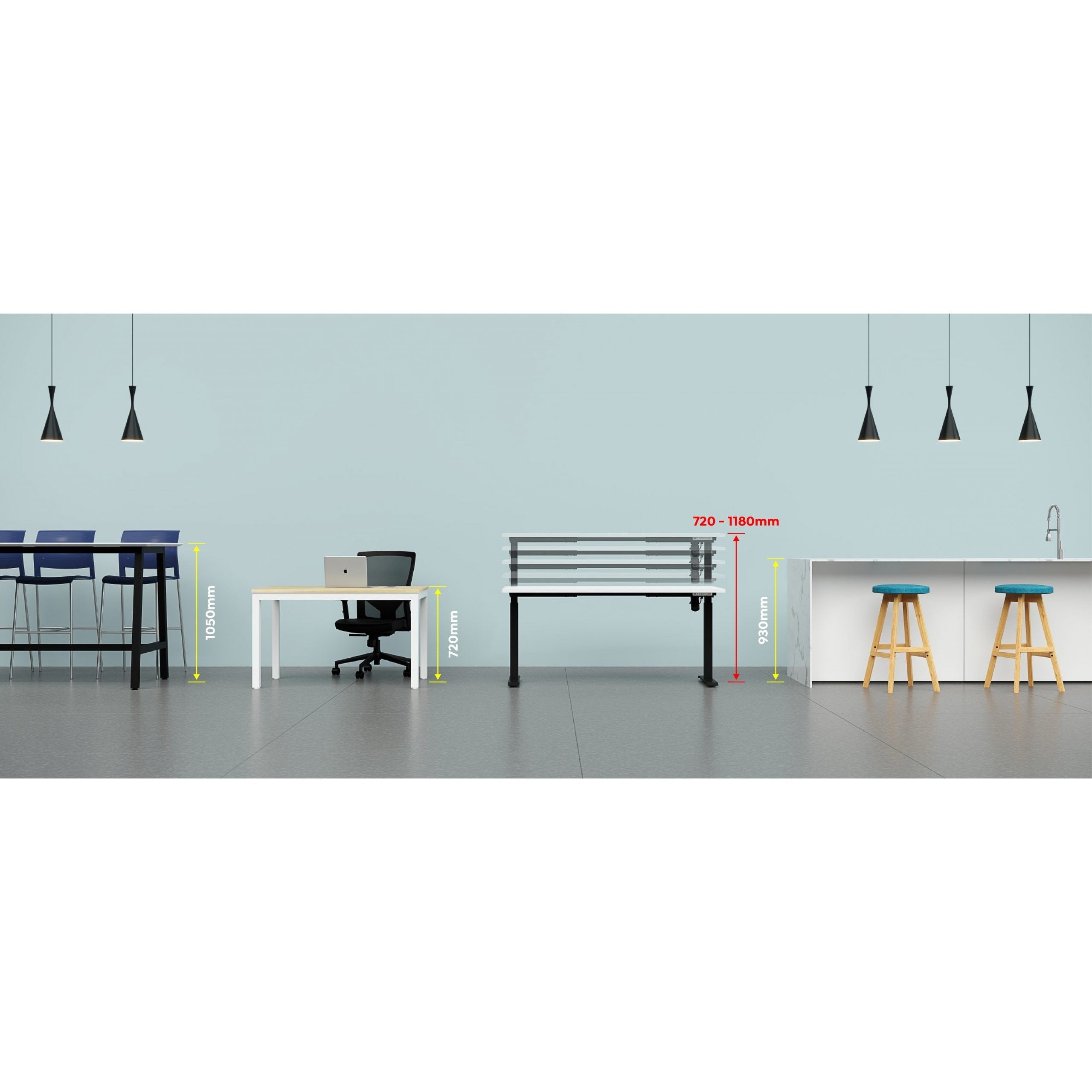 Inspire Quick Stand Electric Height Adjustable Desk
