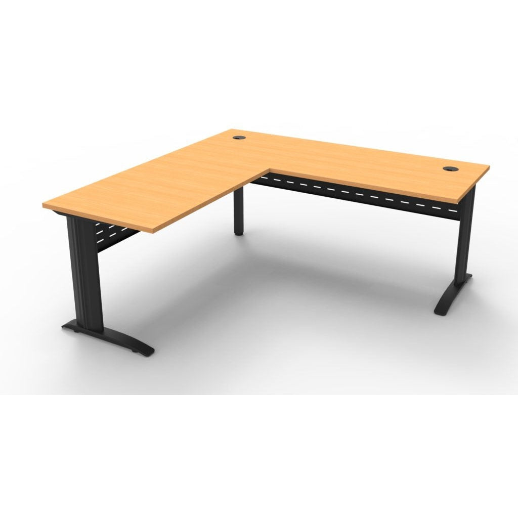 Span Beech Desk and Return