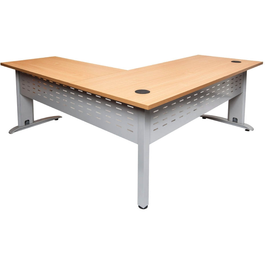 Span Beech Desk and Return