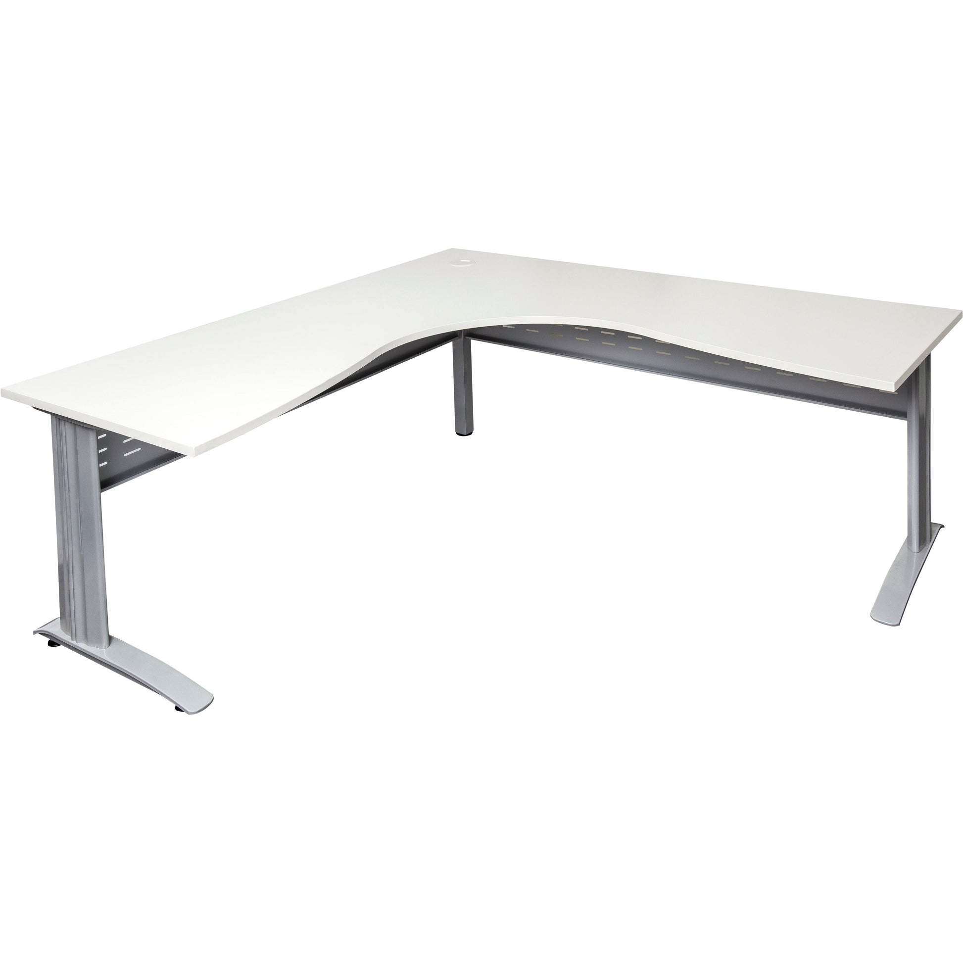 Rapid Span Corner Workstation - White