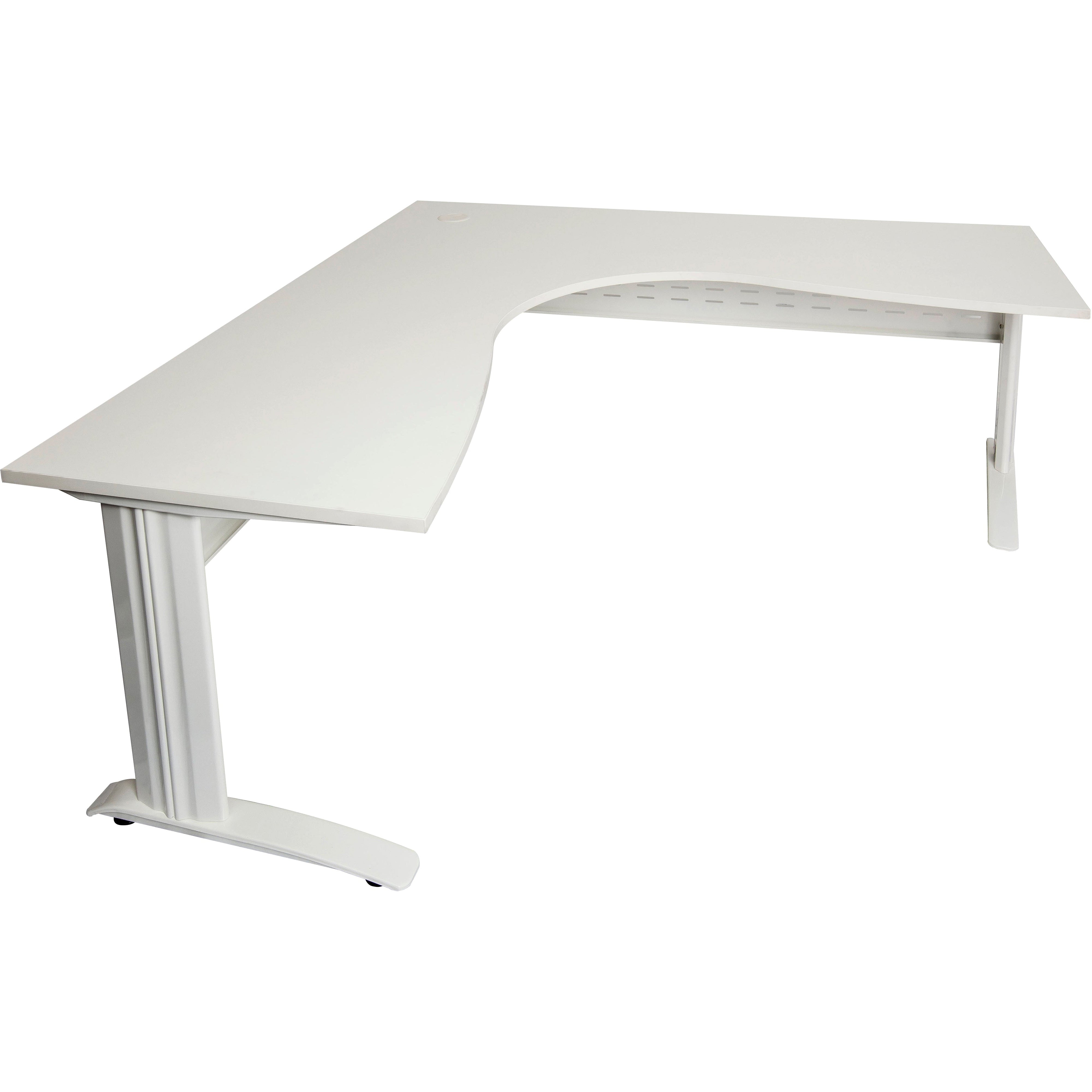 Rapid Span Corner Workstation - White