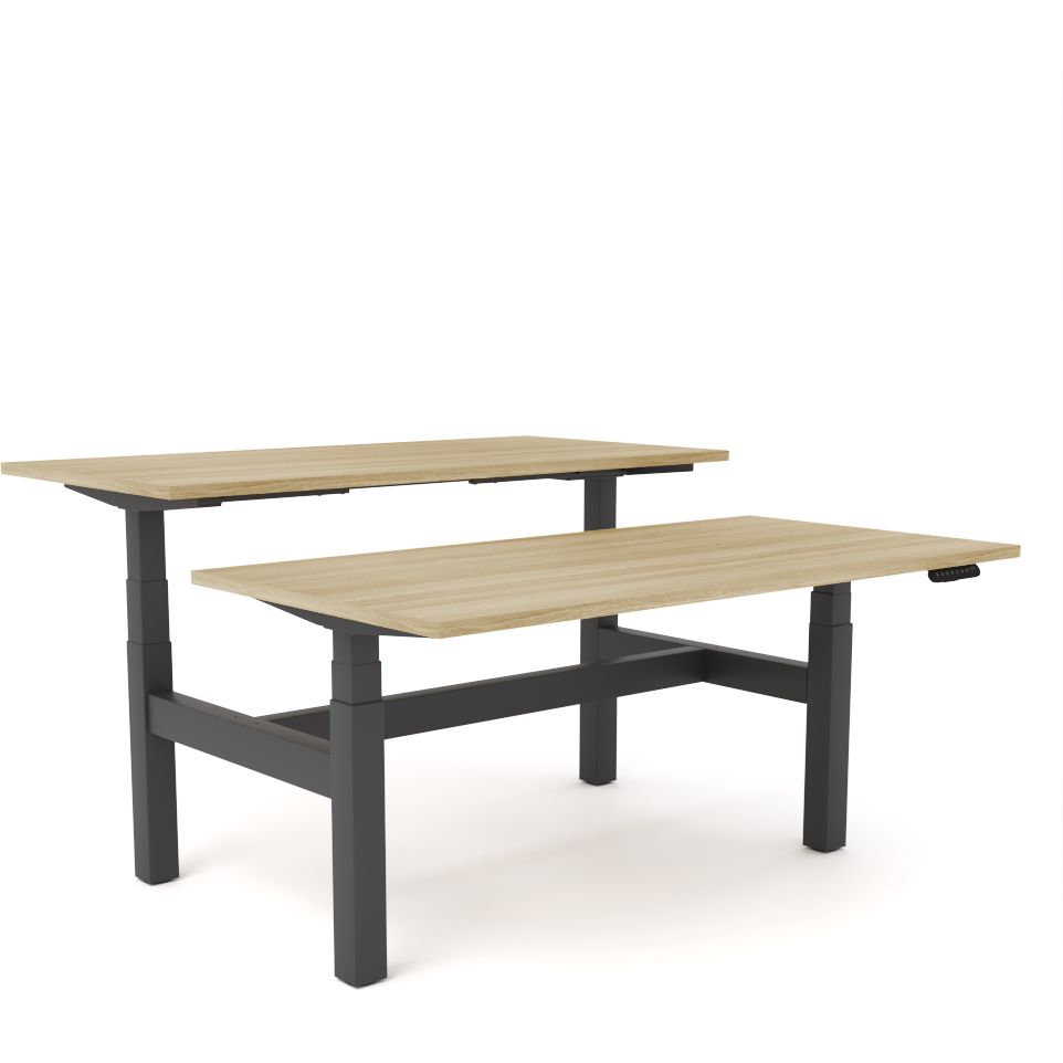 Dynamo Plus - Electric Height Adjustable Double Sided Workstation