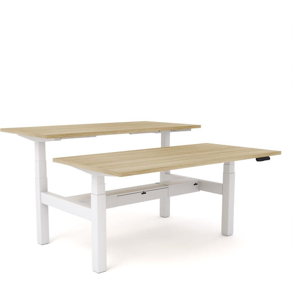 Dynamo Plus - Electric Height Adjustable Double Sided Workstation