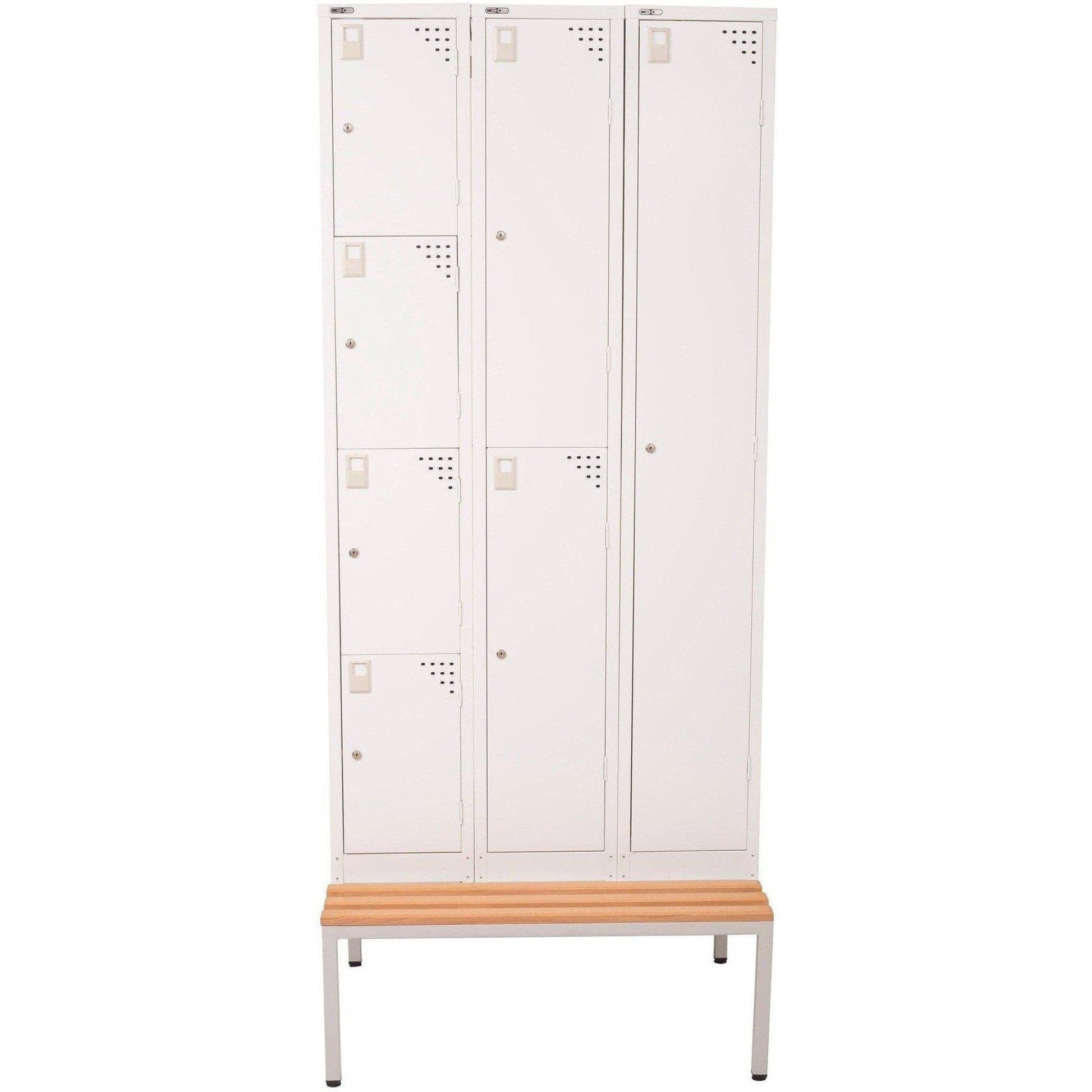Set of 10 GO Steel Lockers 4 Door