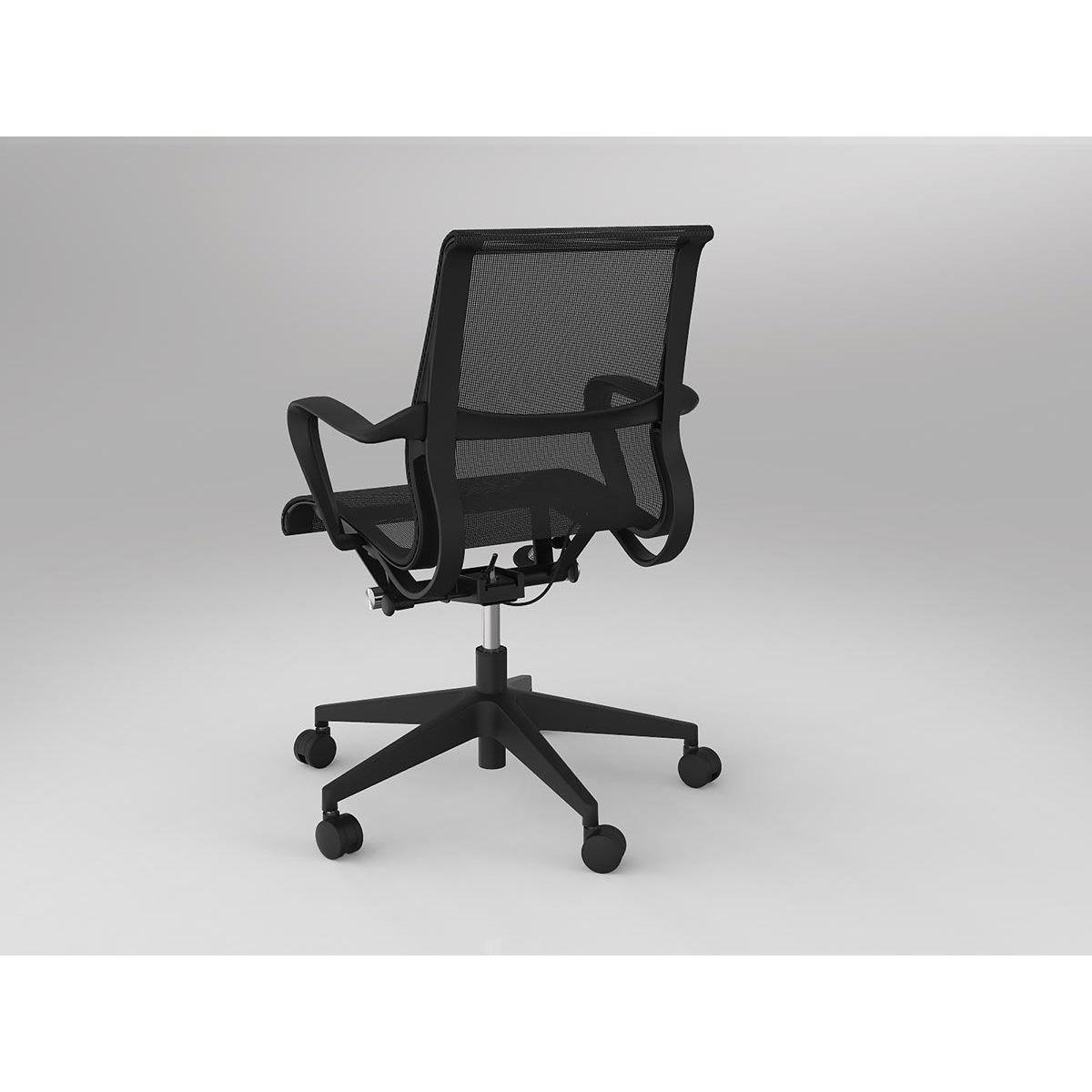 Scroll Meeting Room Chair - Black