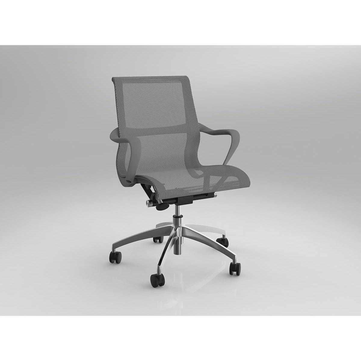 Scroll Meeting Room Chair - Grey