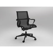 Scroll Meeting Room Chair - Black