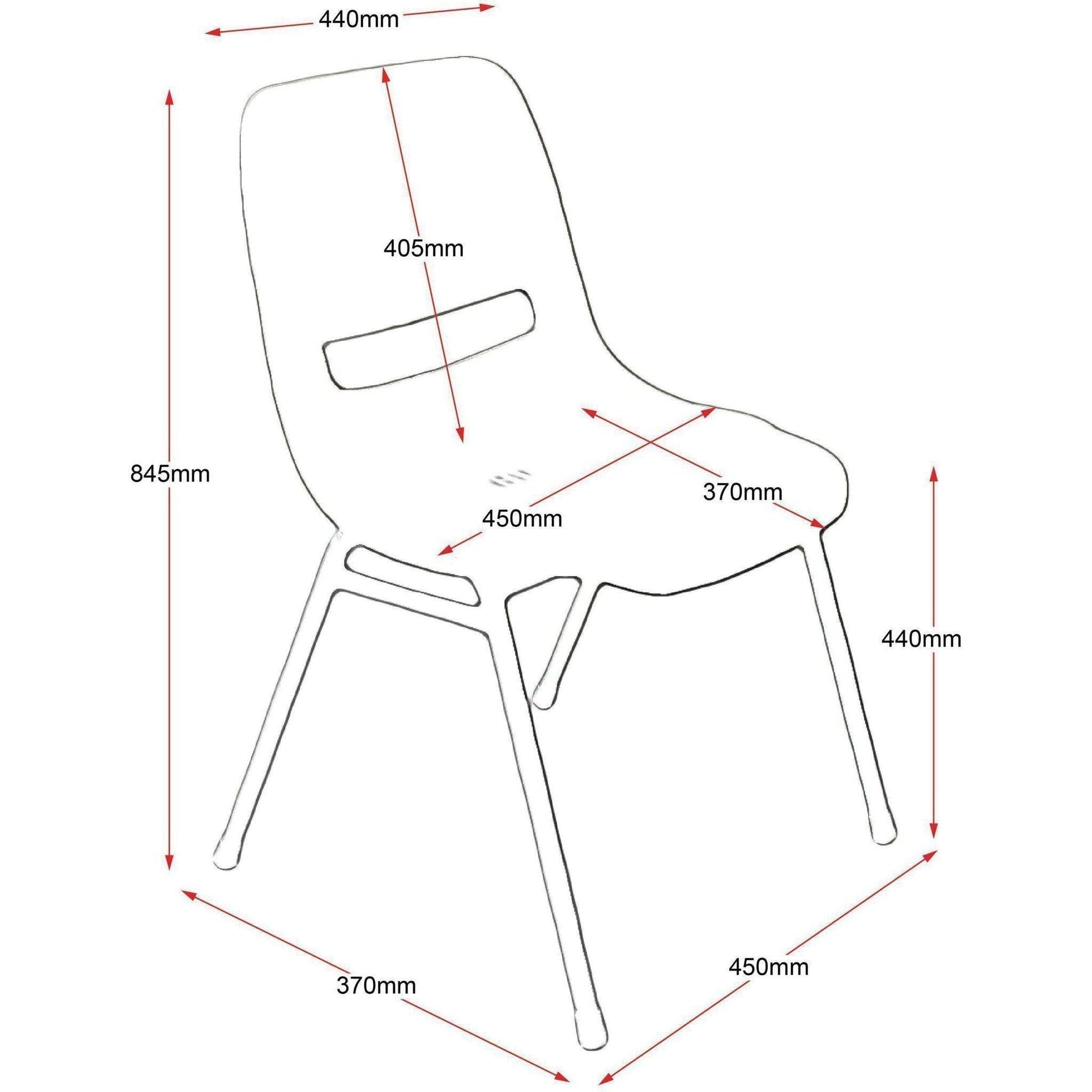 Set of 10 Paramount Heavy Duty Chairs