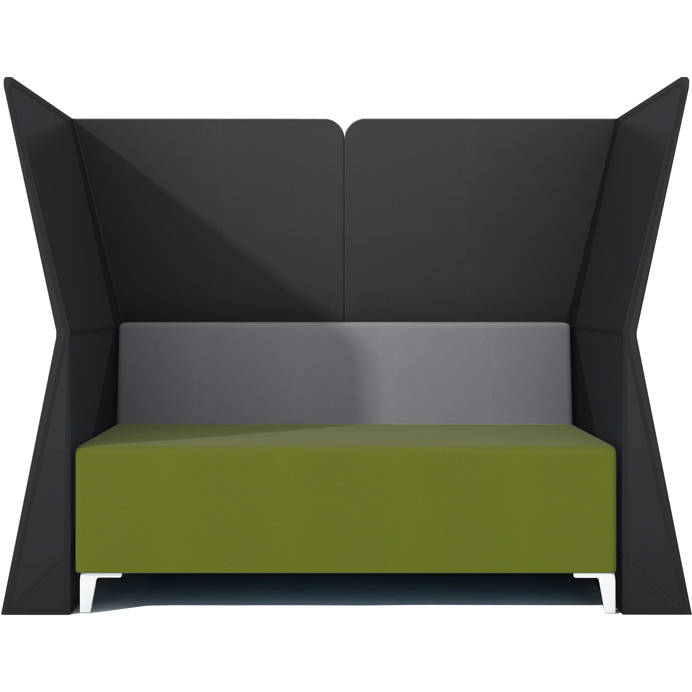 Simple 2 Seater Lounge with Corner Screens