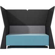 Simple 2 Seater Lounge with Corner Screens