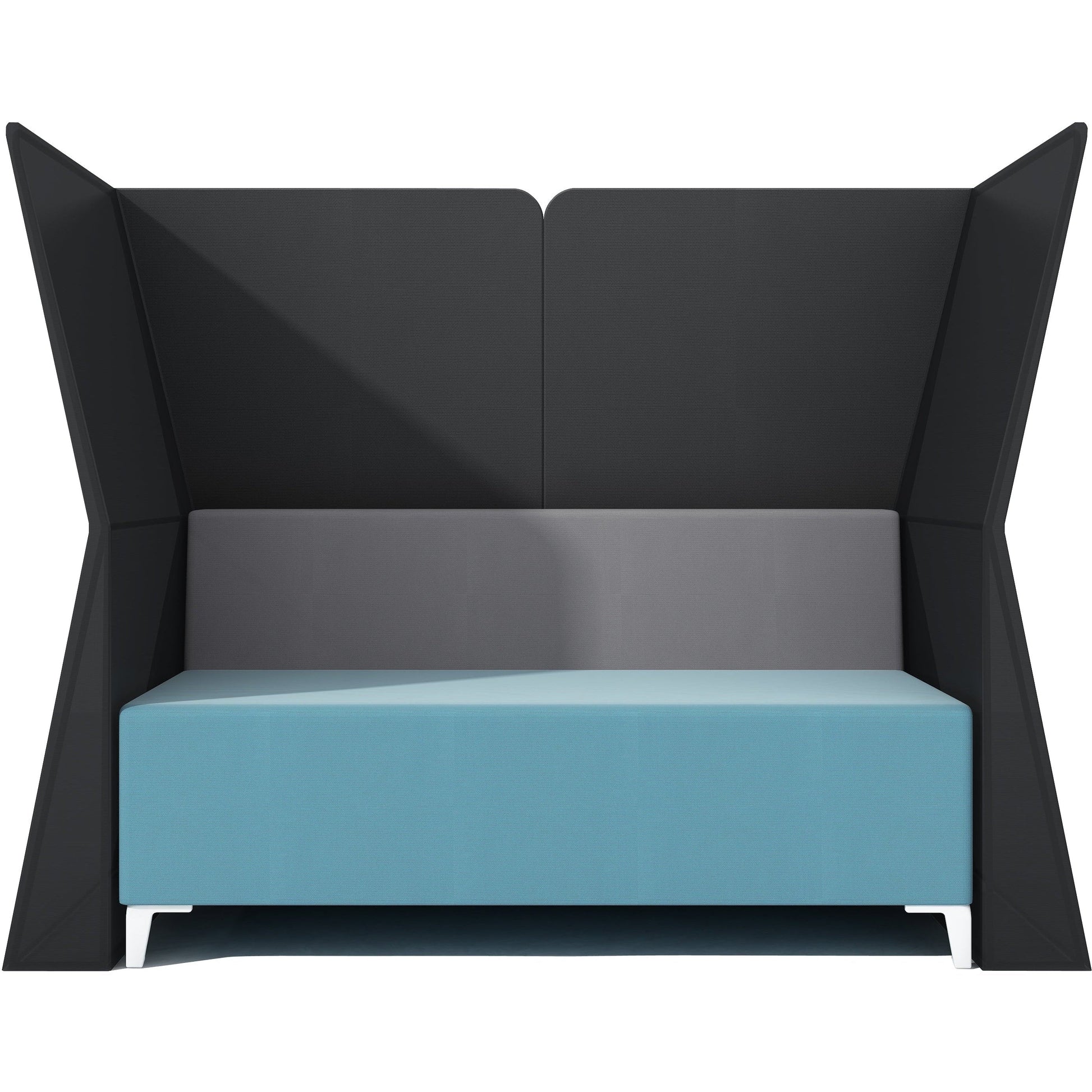 Simple 2 Seater Lounge with Corner Screens