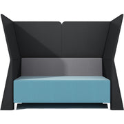 Simple 2 Seater Lounge with Corner Screens