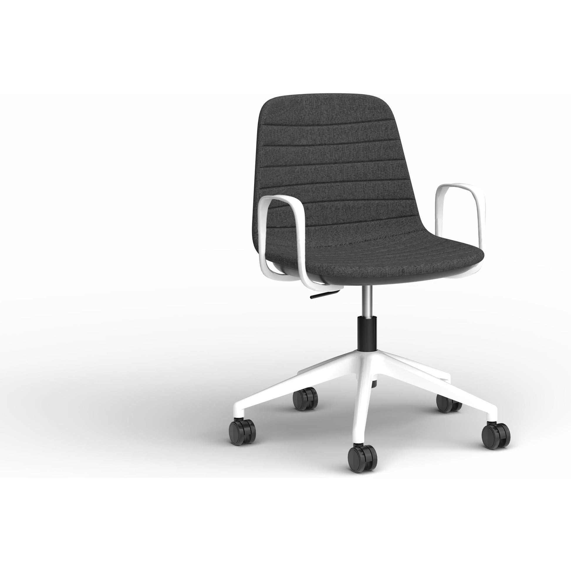 Sofia Chair with Gas Lift (with Tilt) Castor Base and Arms