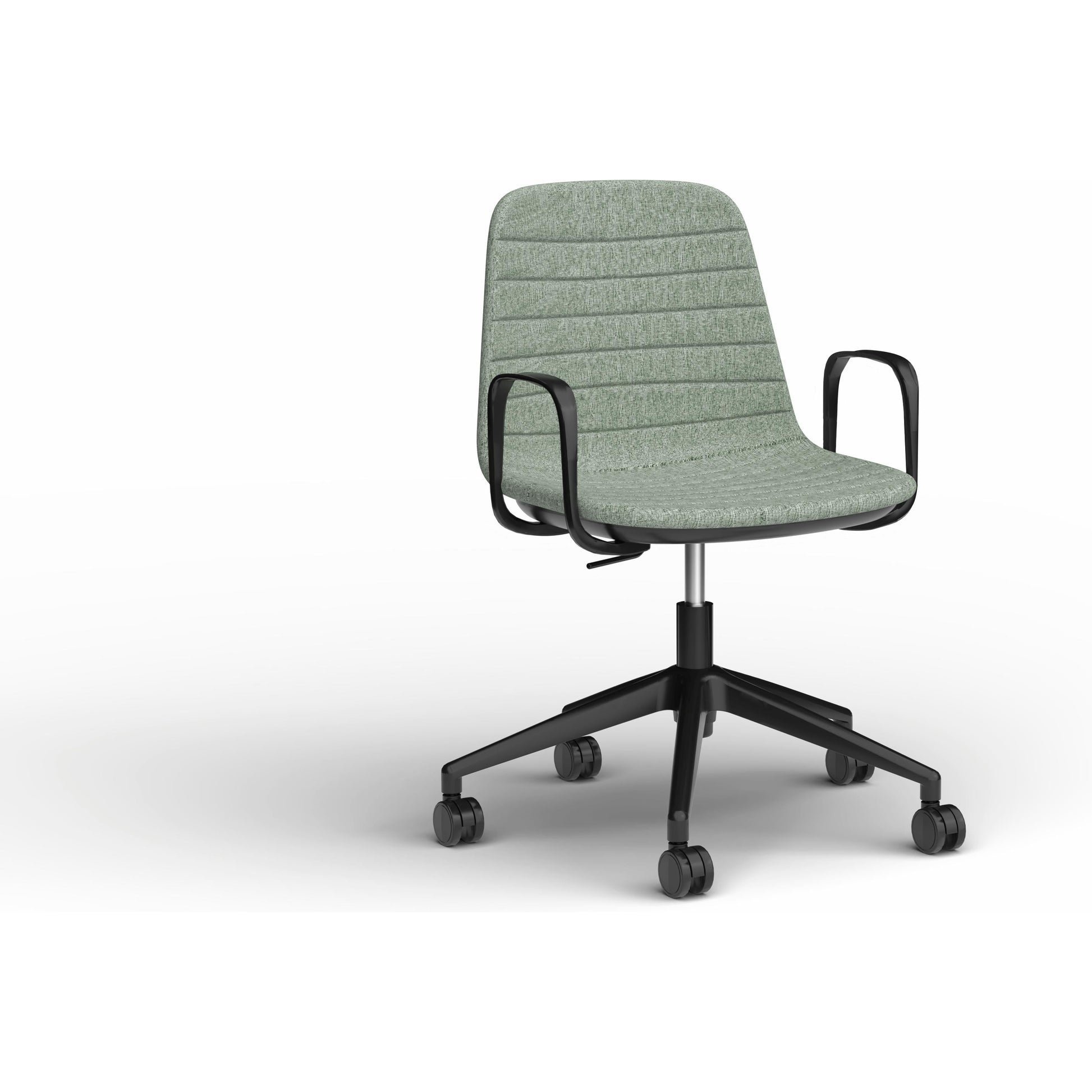 Sofia Chair with Gas Lift Castor Base and Arms