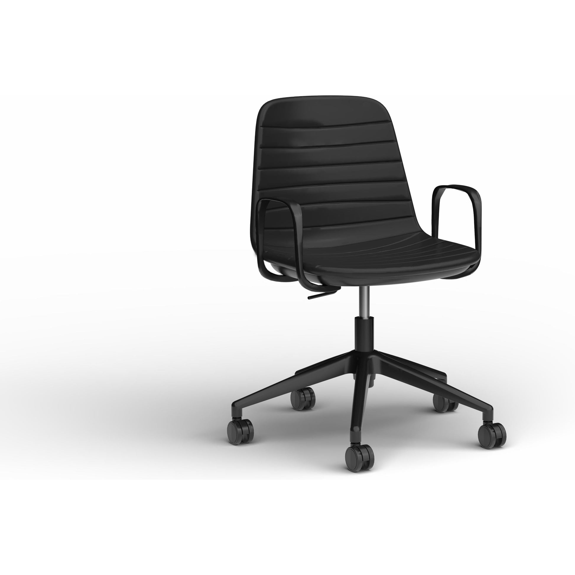 Sofia Chair with Gas Lift Castor Base and Arms