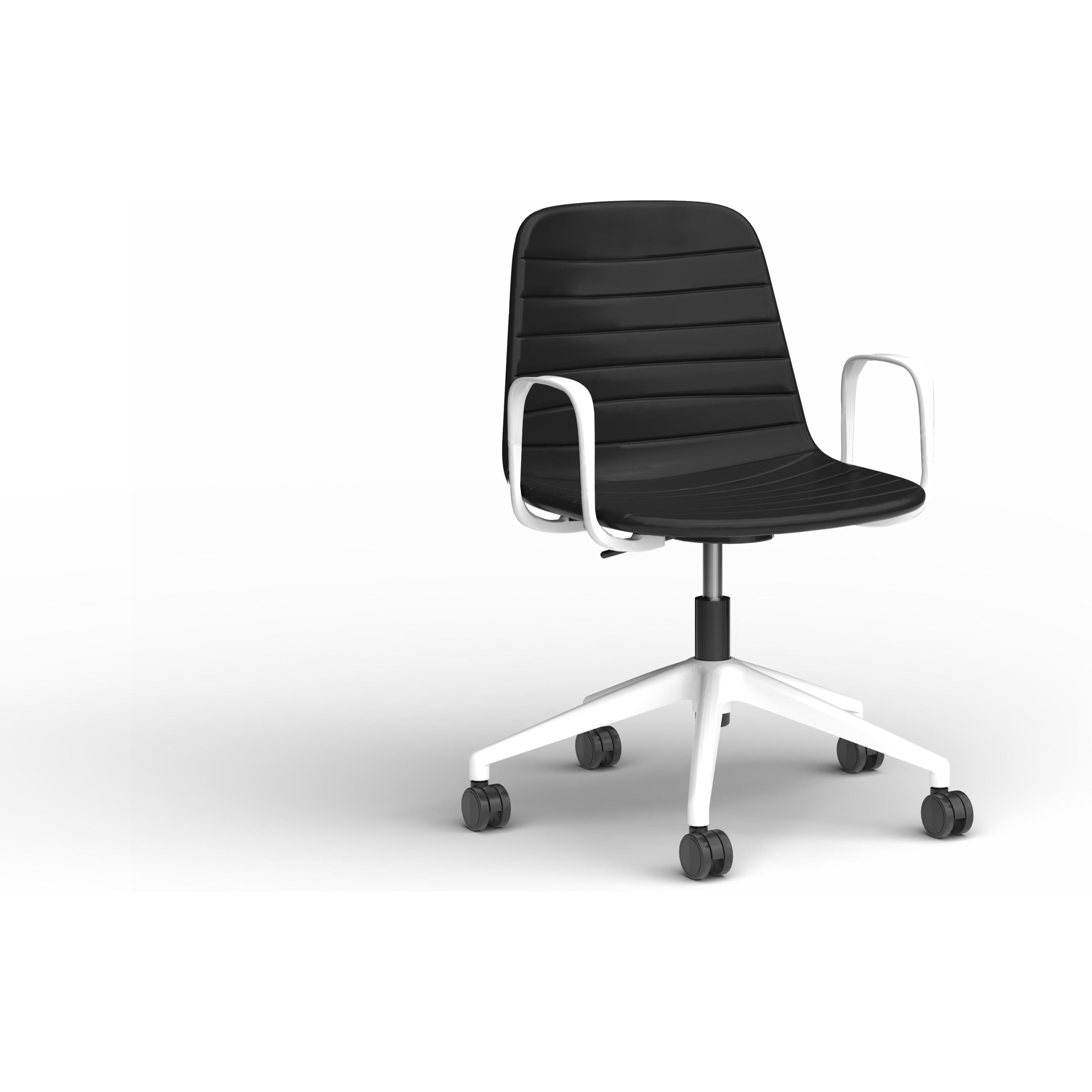 Sofia Chair with Gas Lift (with Tilt) Castor Base and Arms