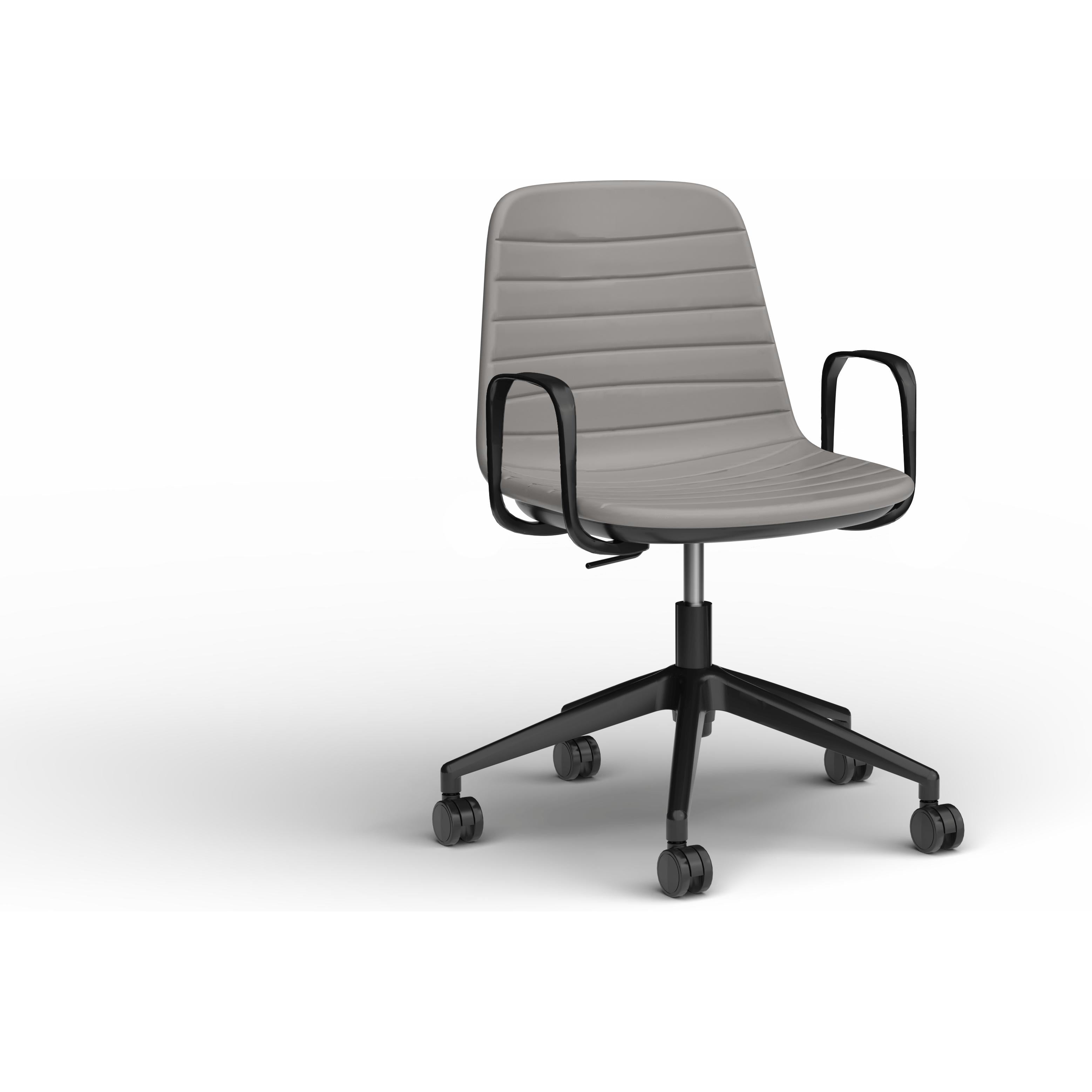 Sofia Chair with Gas Lift (with Tilt) Castor Base and Arms