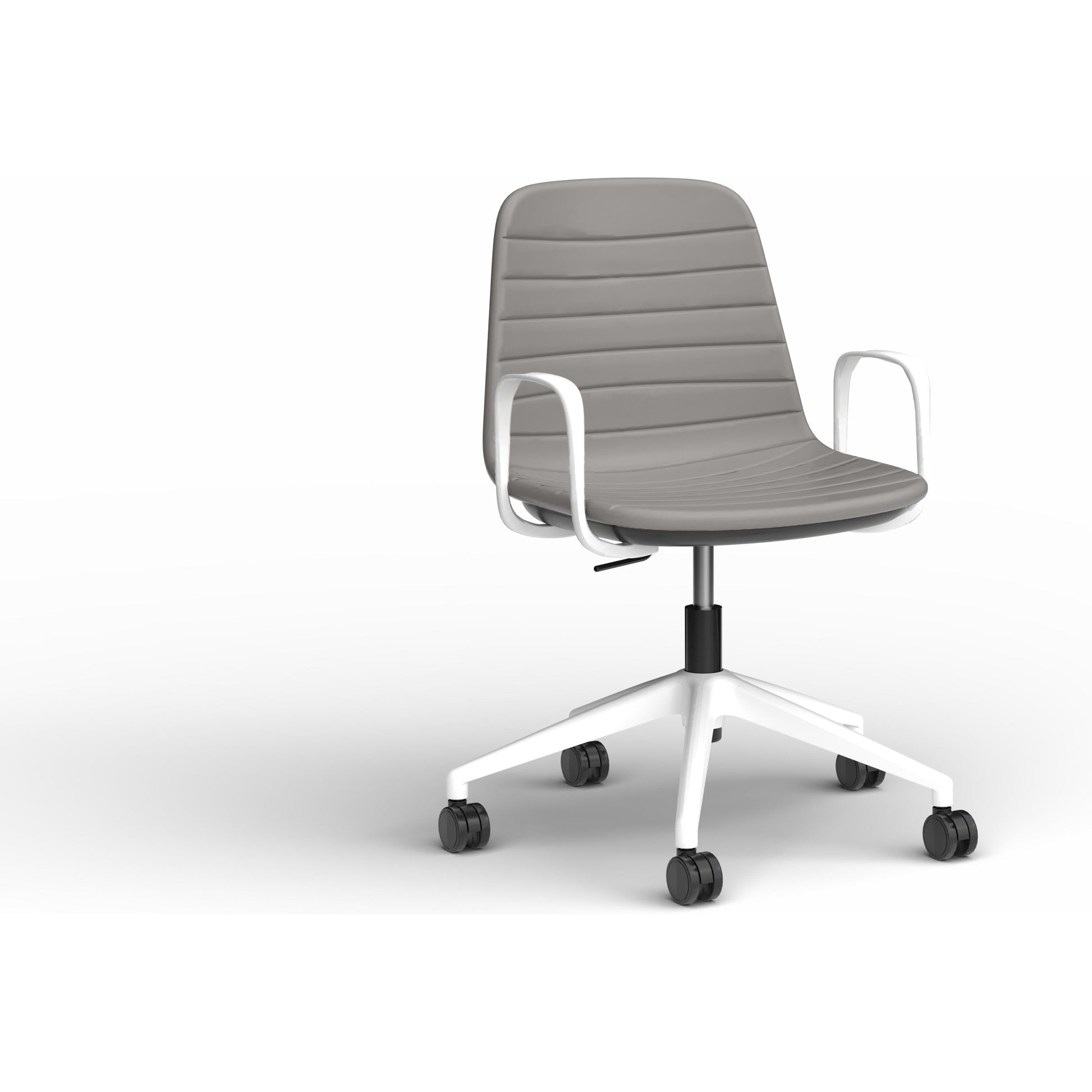 Sofia Chair with Gas Lift (with Tilt) Castor Base and Arms