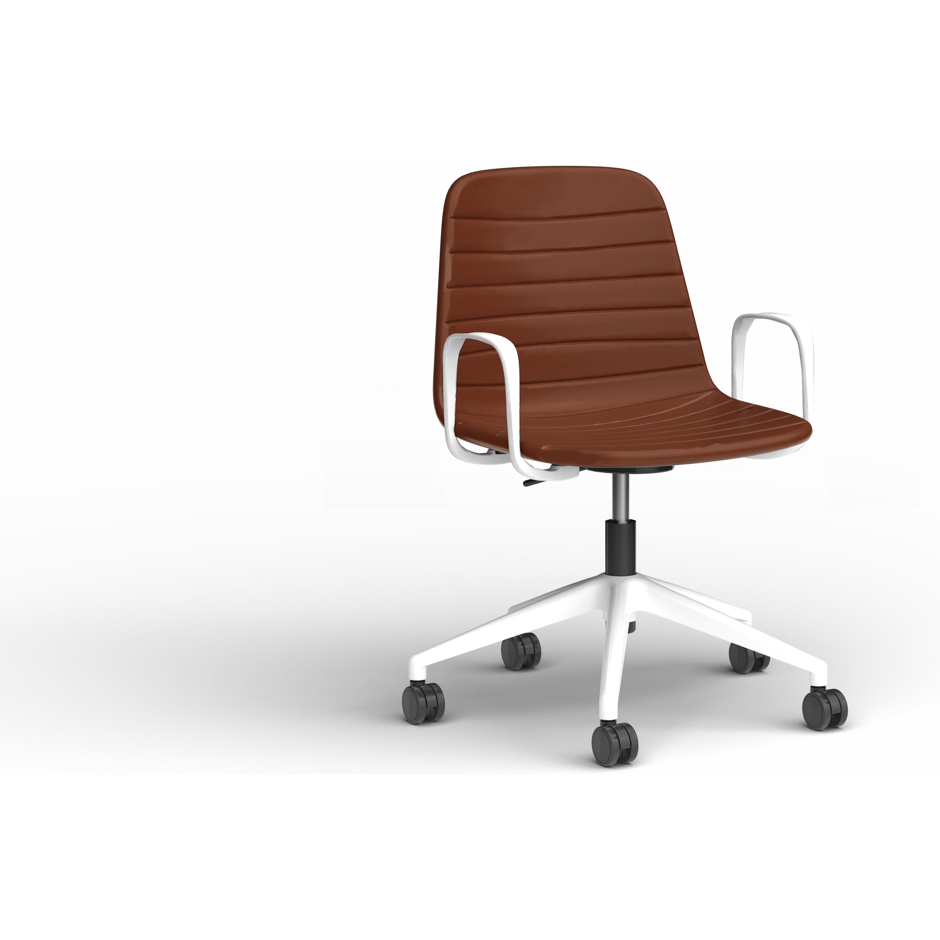 Sofia Chair with Gas Lift (with Tilt) Castor Base and Arms