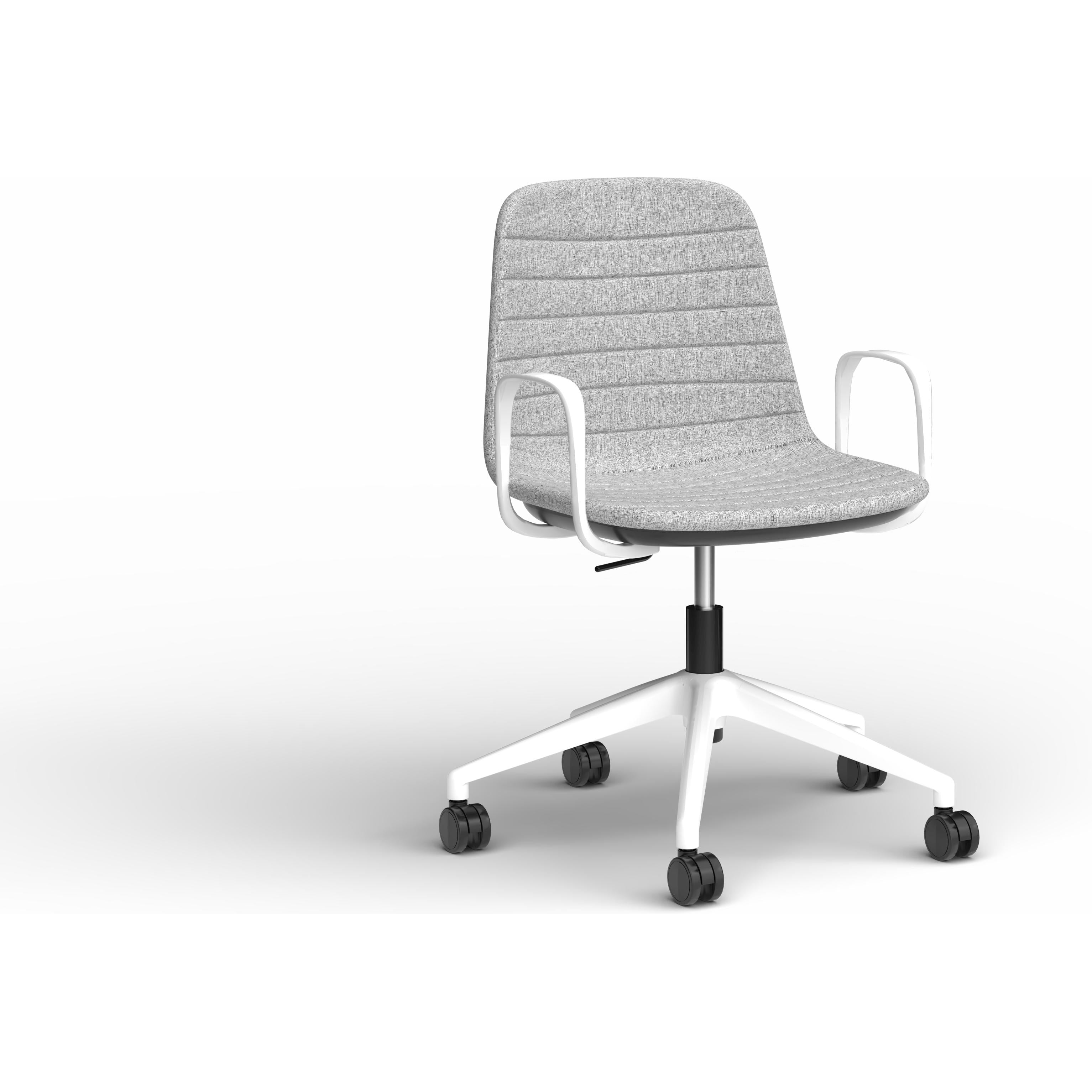 Sofia Chair with Gas Lift Castor Base and Arms