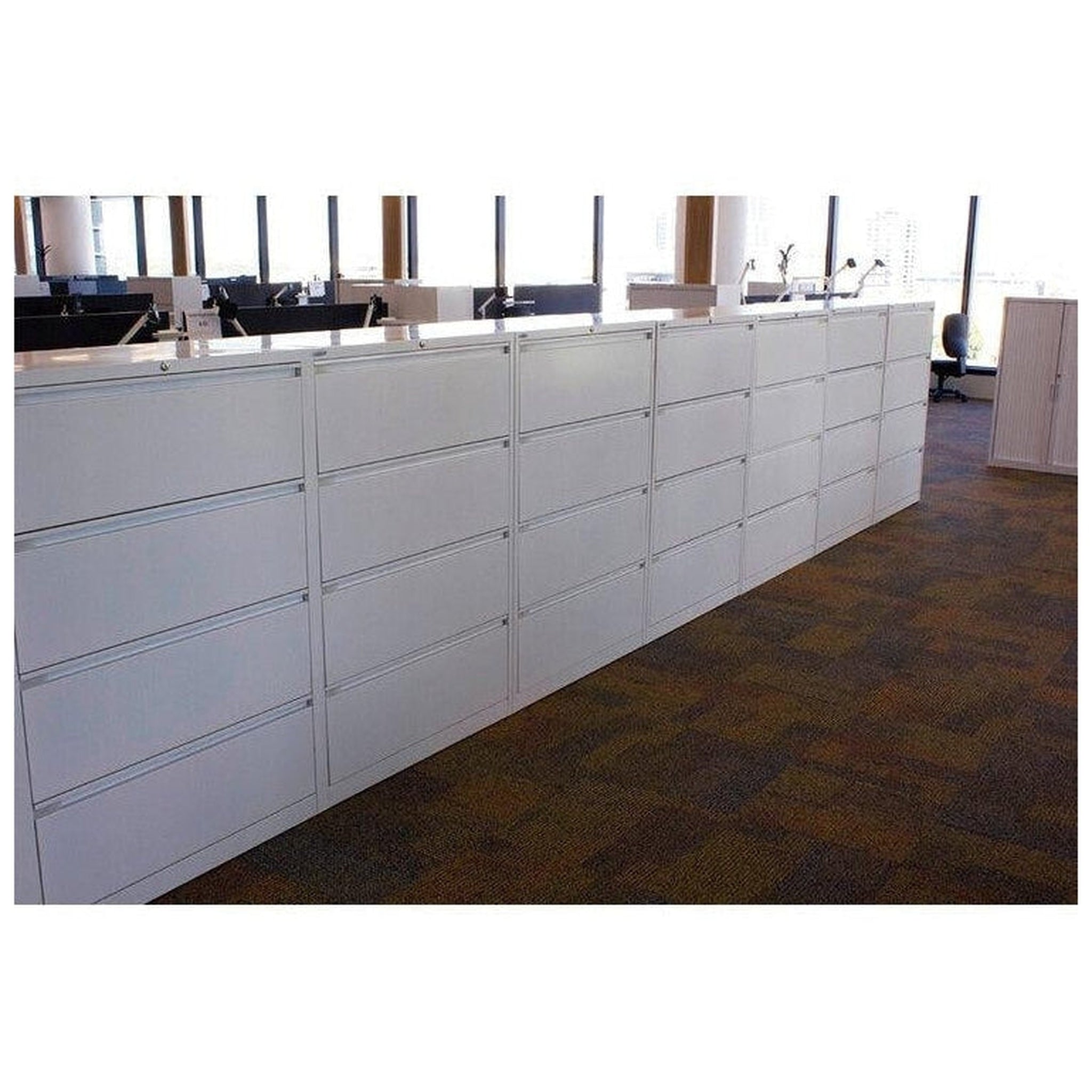 Steelco 4 Drawer + Flipper Lateral Filing Cabinet